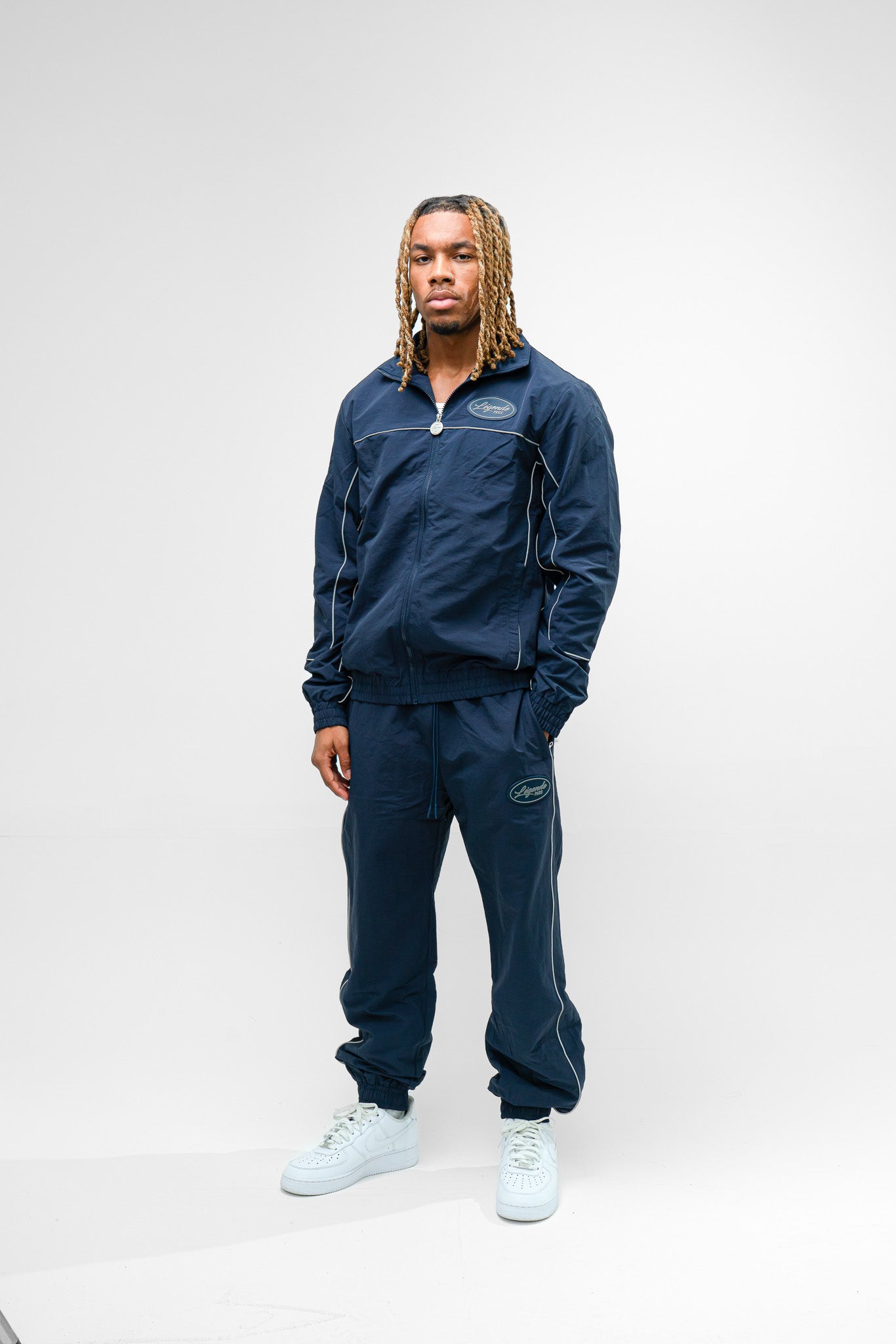 Shell Track Jacket - Navy (Restocking Soon)