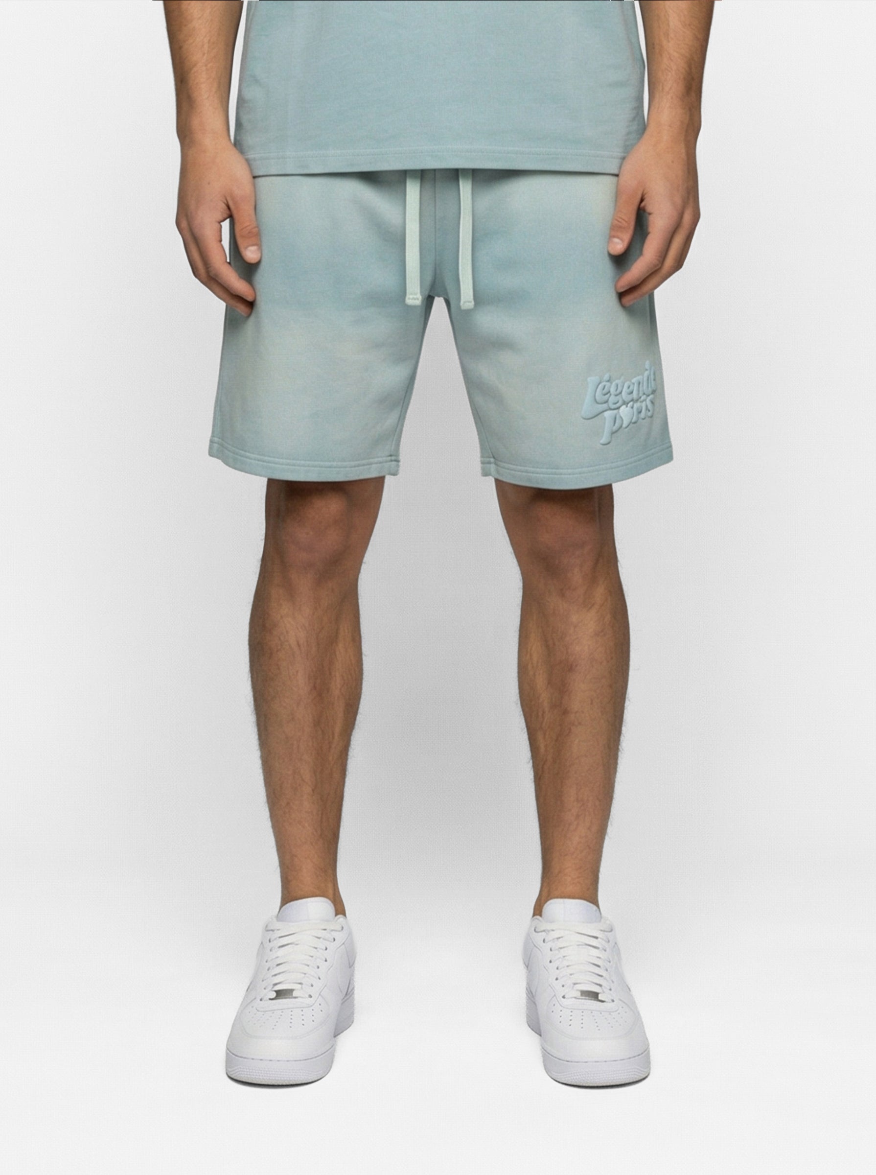 LND GRADIENT SHORT - ICY BLUE