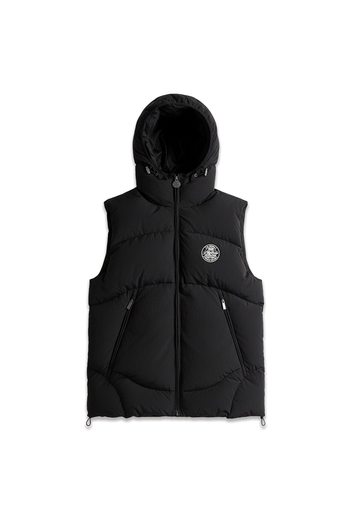 PUFFER BODYWARMER - BLACK