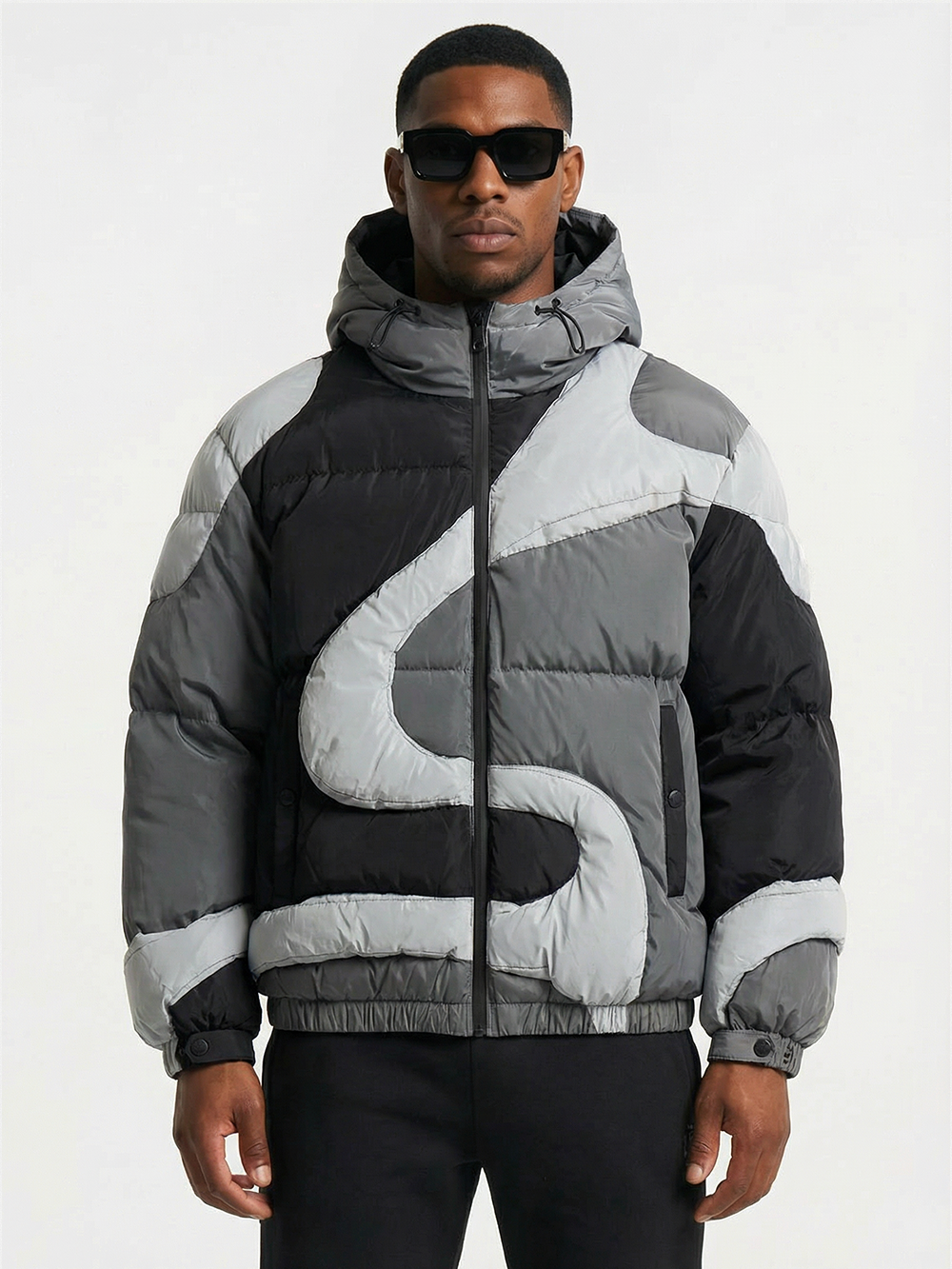 LP CAMO PUFFER - GREY