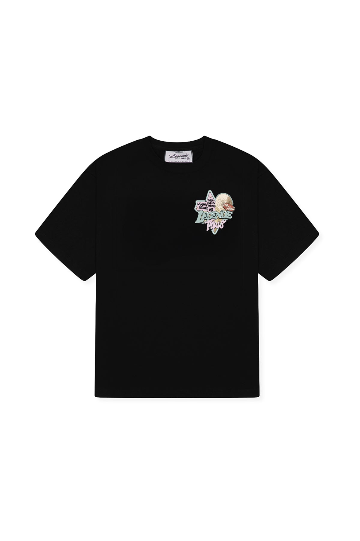 C.R.E.A.M T-SHIRT - BLACK