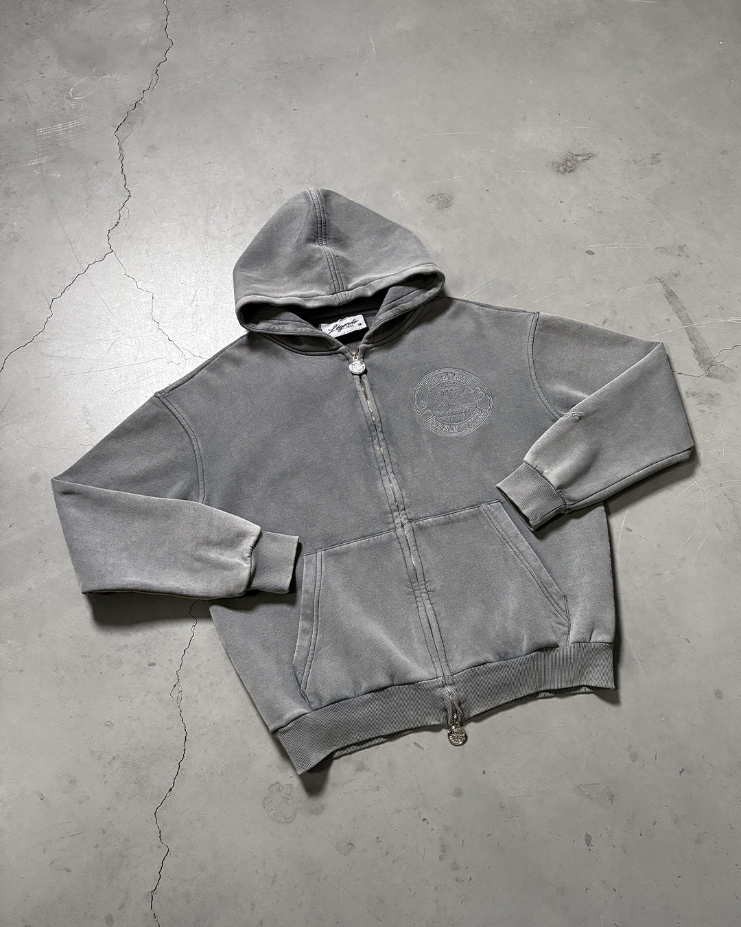 ACID HOODIE - GREY