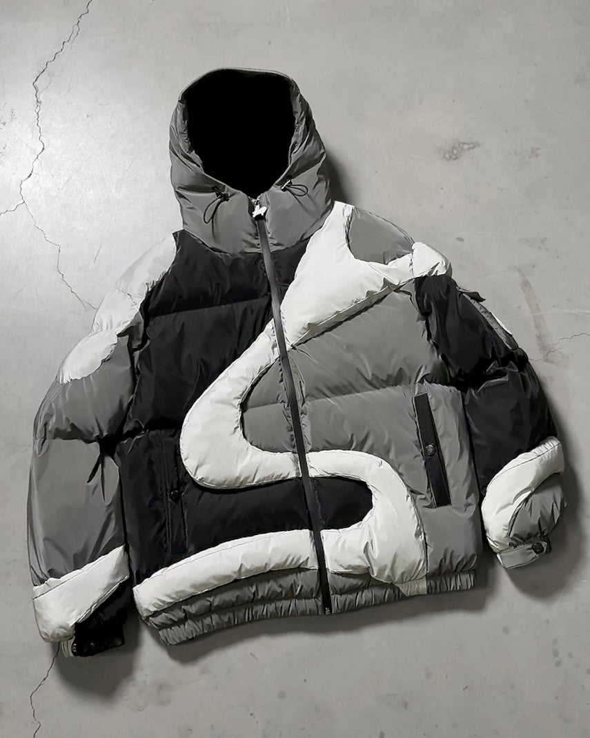 LP CAMO PUFFER - GREY
