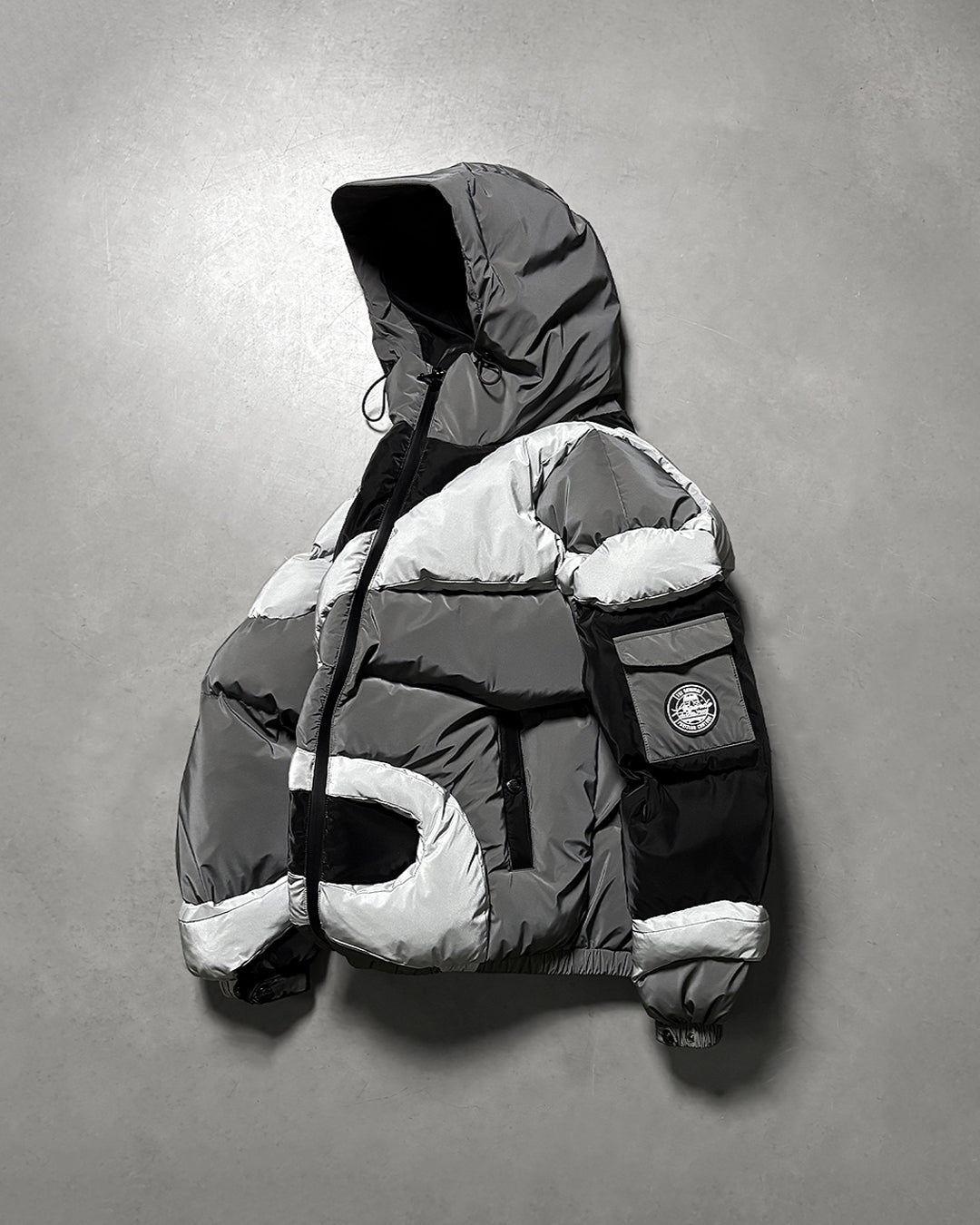 LP CAMO PUFFER - GREY