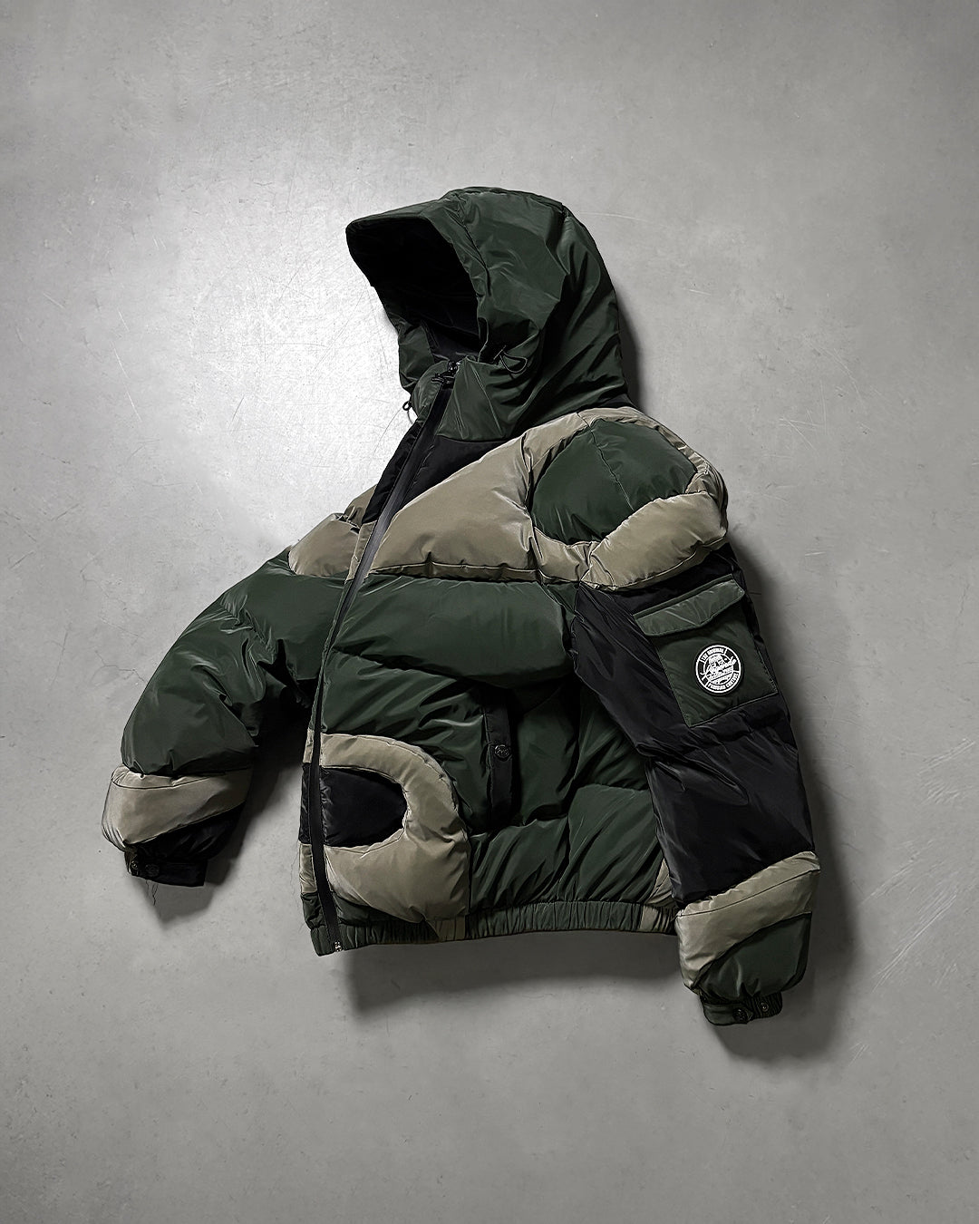 LP CAMO PUFFER - KHAKI