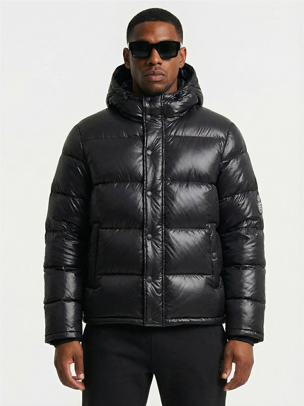 LIGHTWEIGHT PUFFER - BLACK