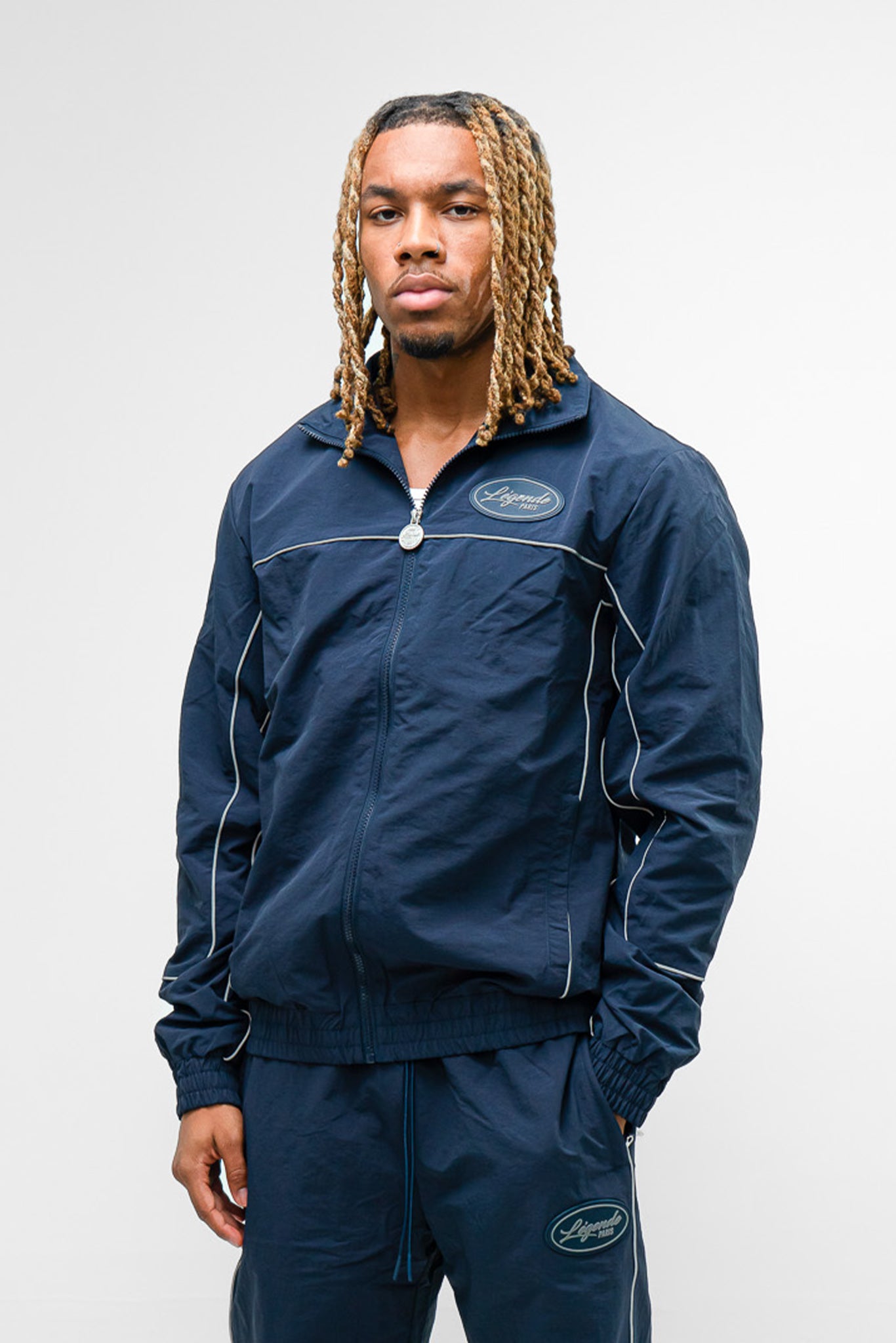 Shell Track Jacket - Navy (Restocking Soon)