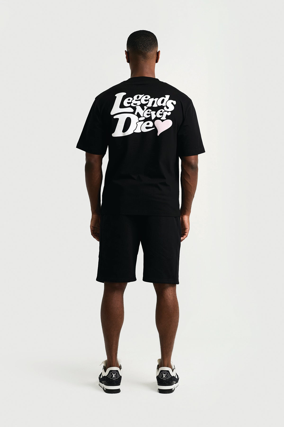 LND T-SHIRT - BLACK/WHITE