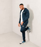 LP "LUX"  FULL ZIP POLY TRACKSUIT - NAVY