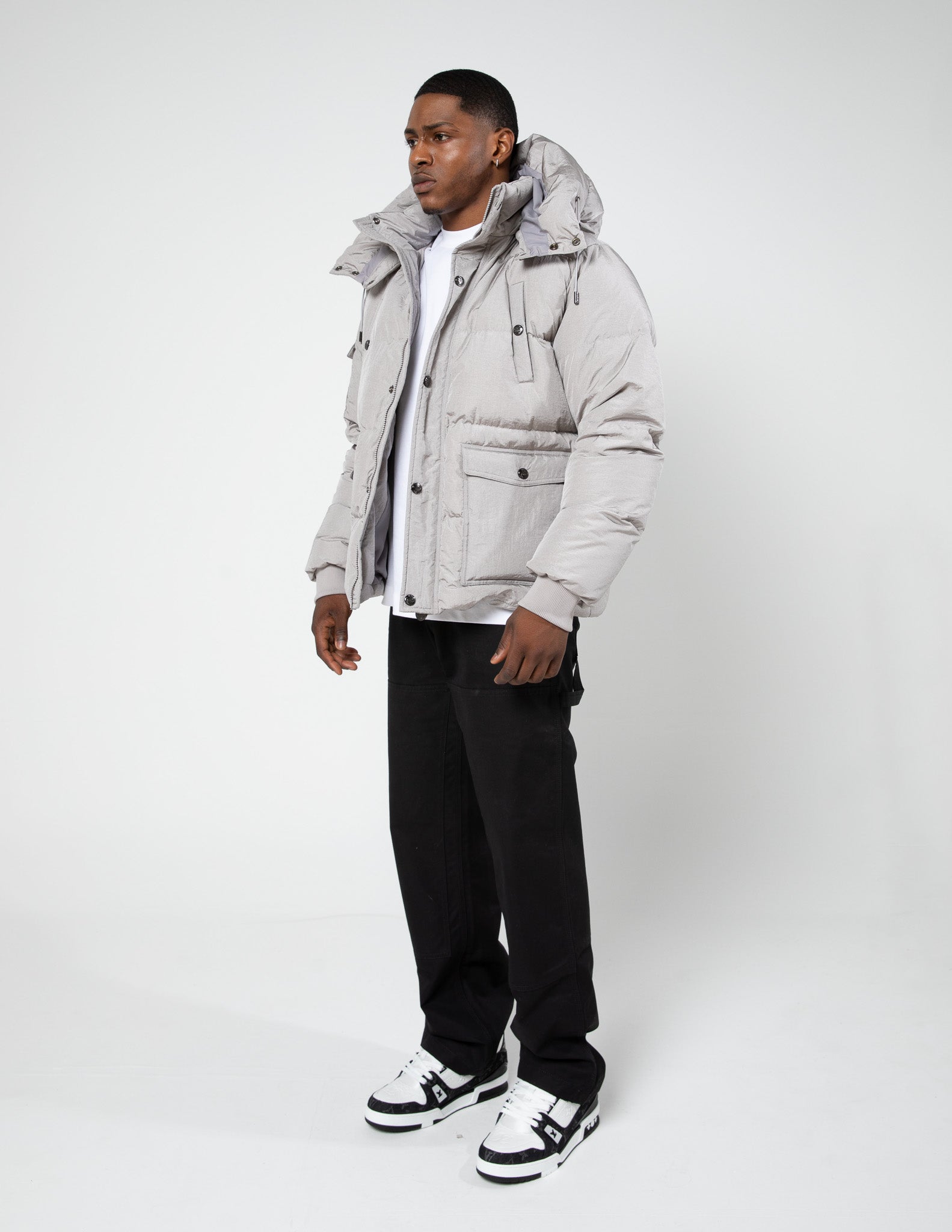 LP CLASSICO PUFFER JACKET - GREY