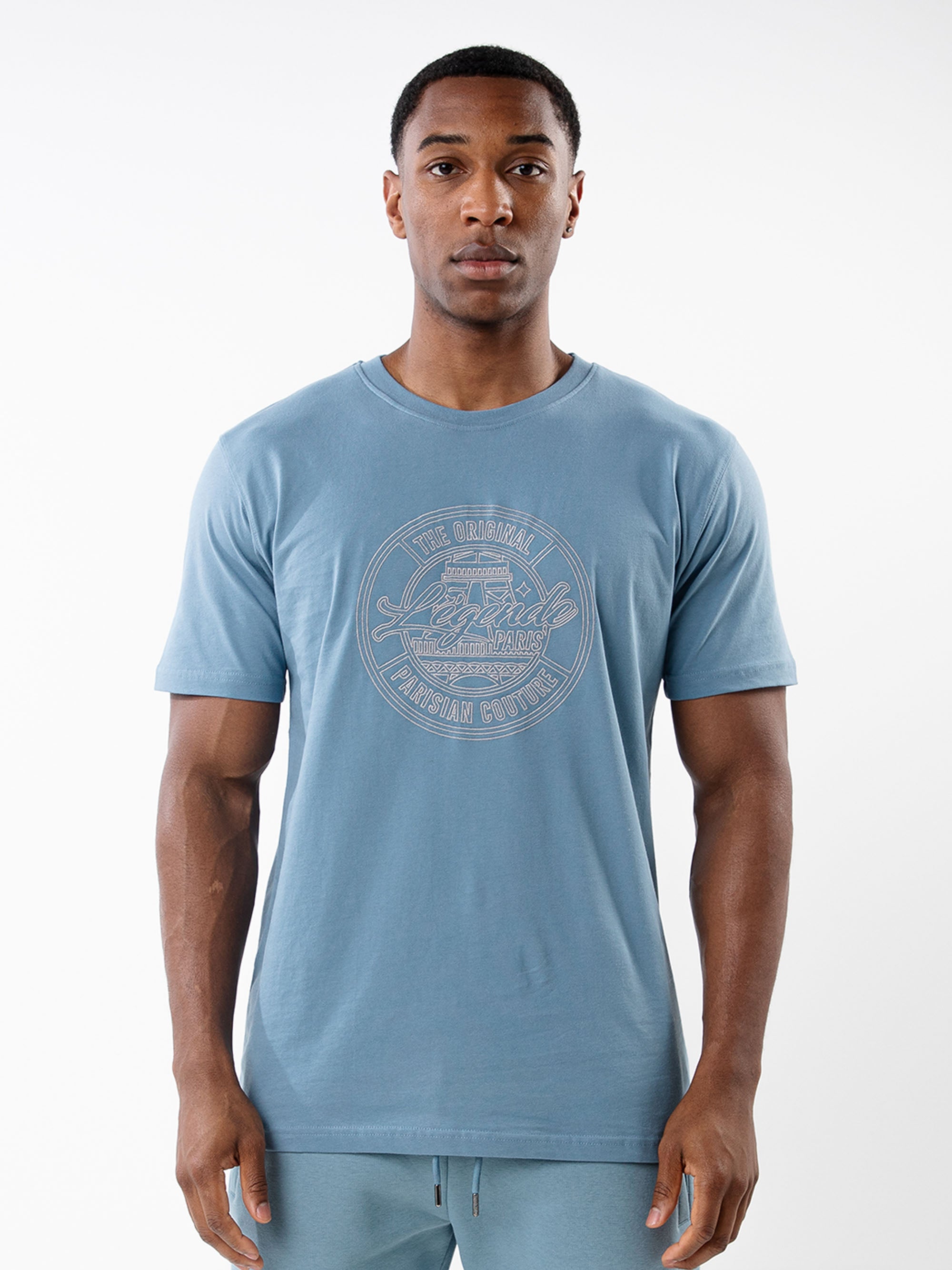 LEGENDE ICON TEE - BLUE MIST