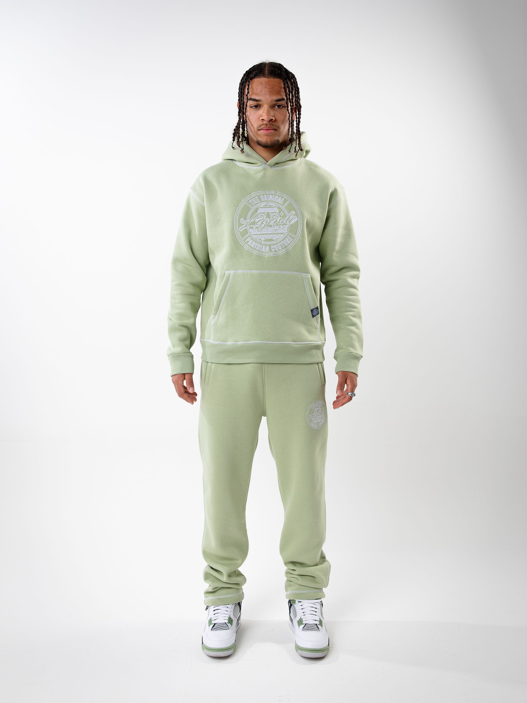 LP OG STITCH HOODIE - SWAMP GREEN