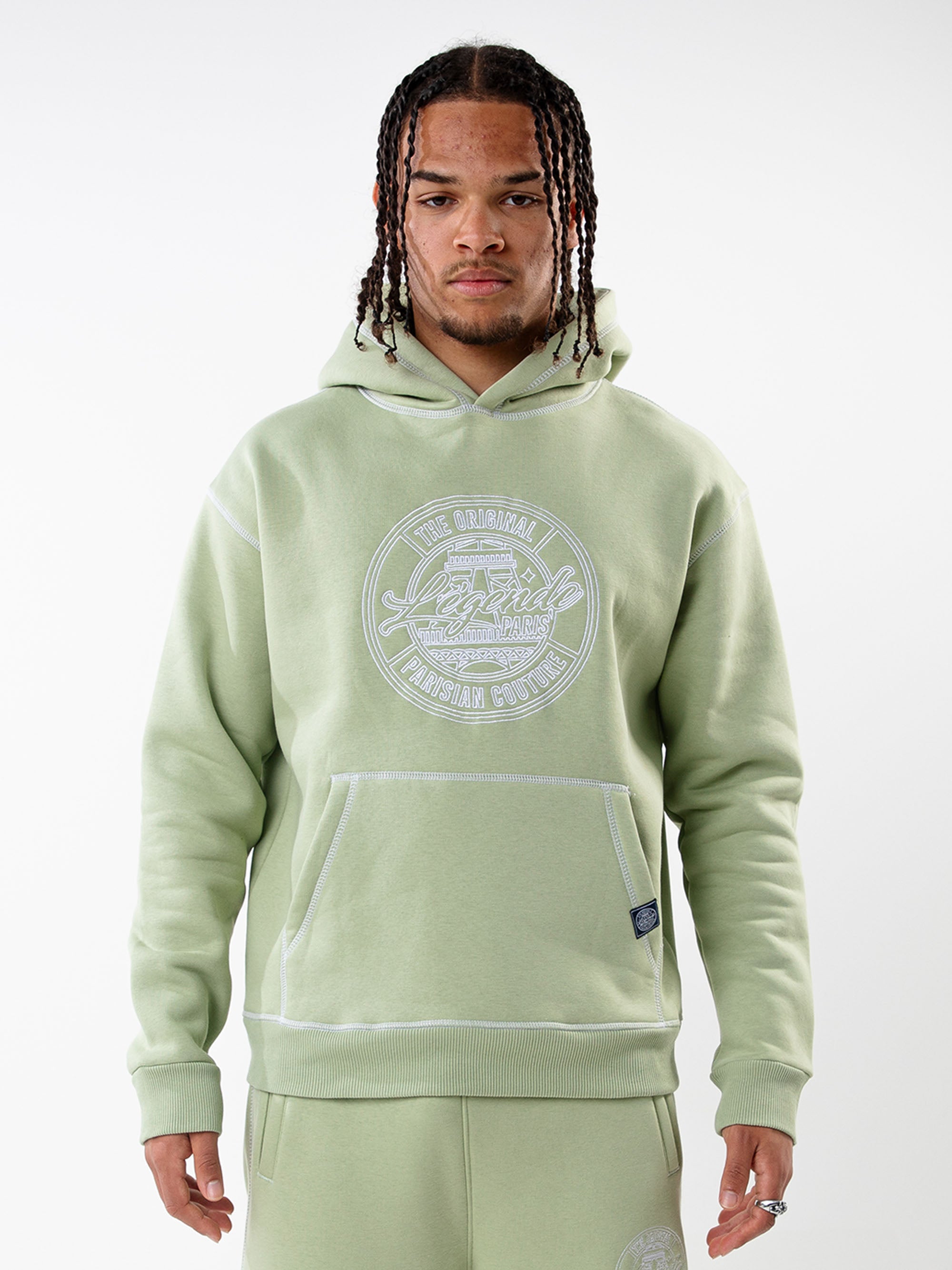 LP OG STITCH HOODIE - SWAMP GREEN