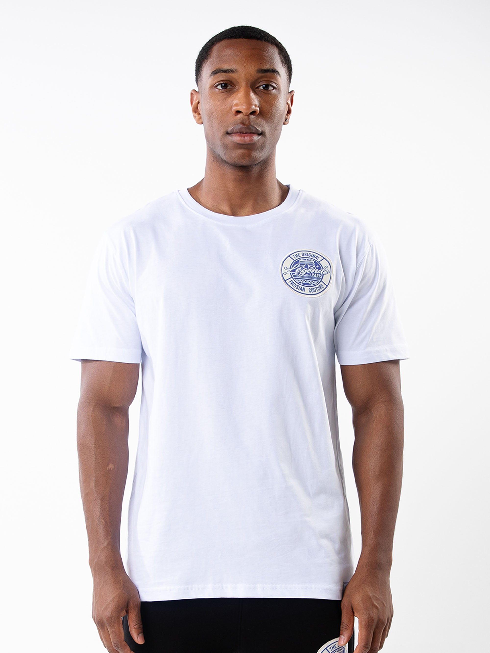 LEGENDE RETRO PATCH TEE - WHITE