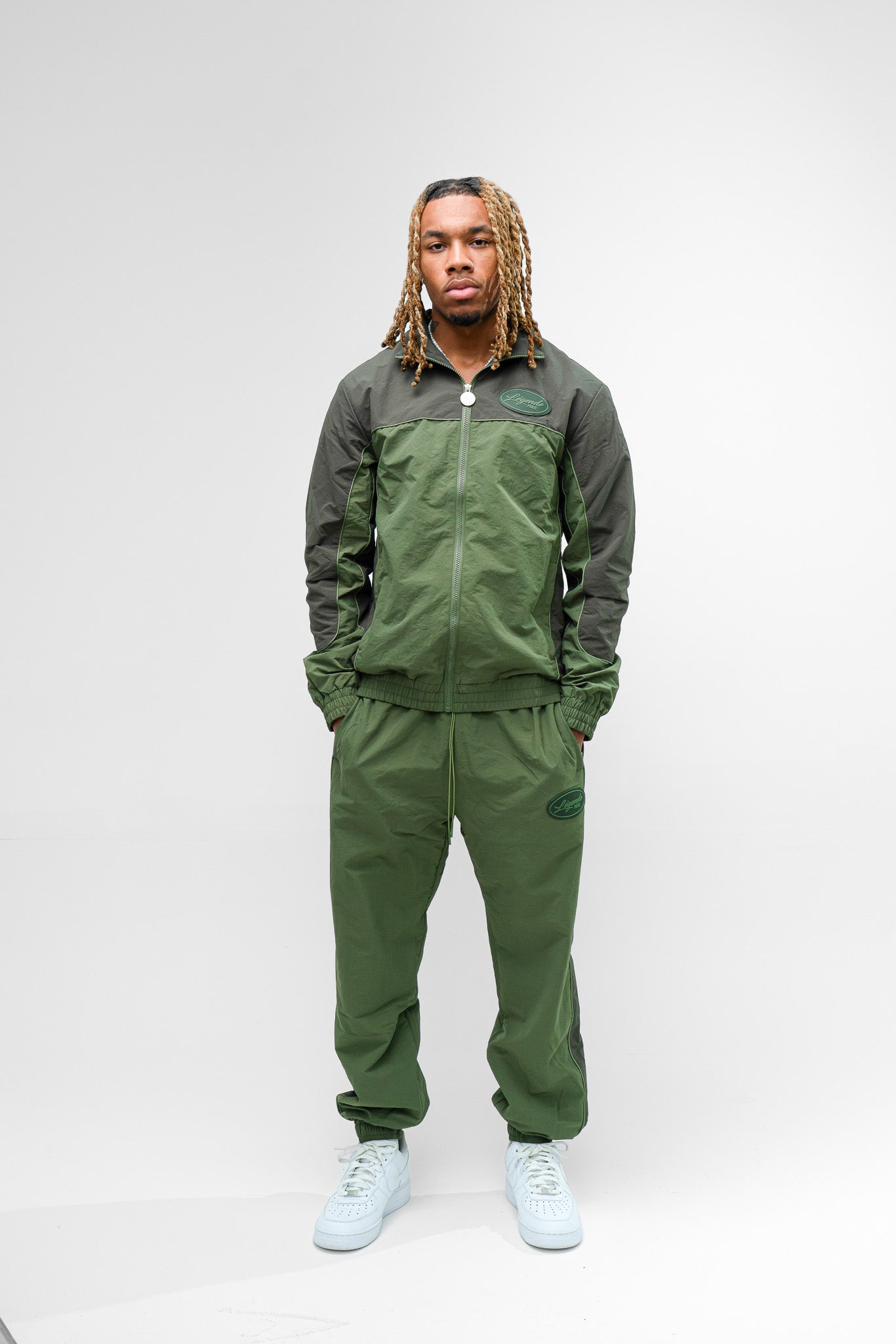 Shell Track Jacket - KHAKI