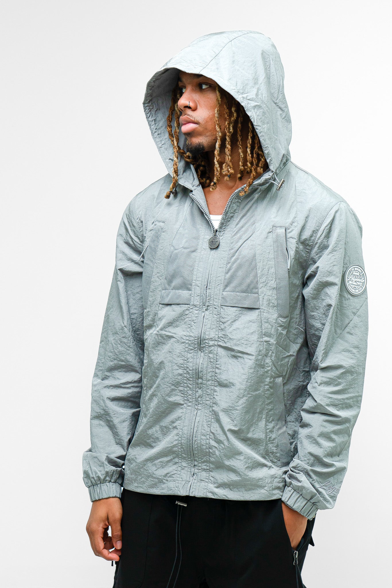 OG Windbreaker - Metallic Grey