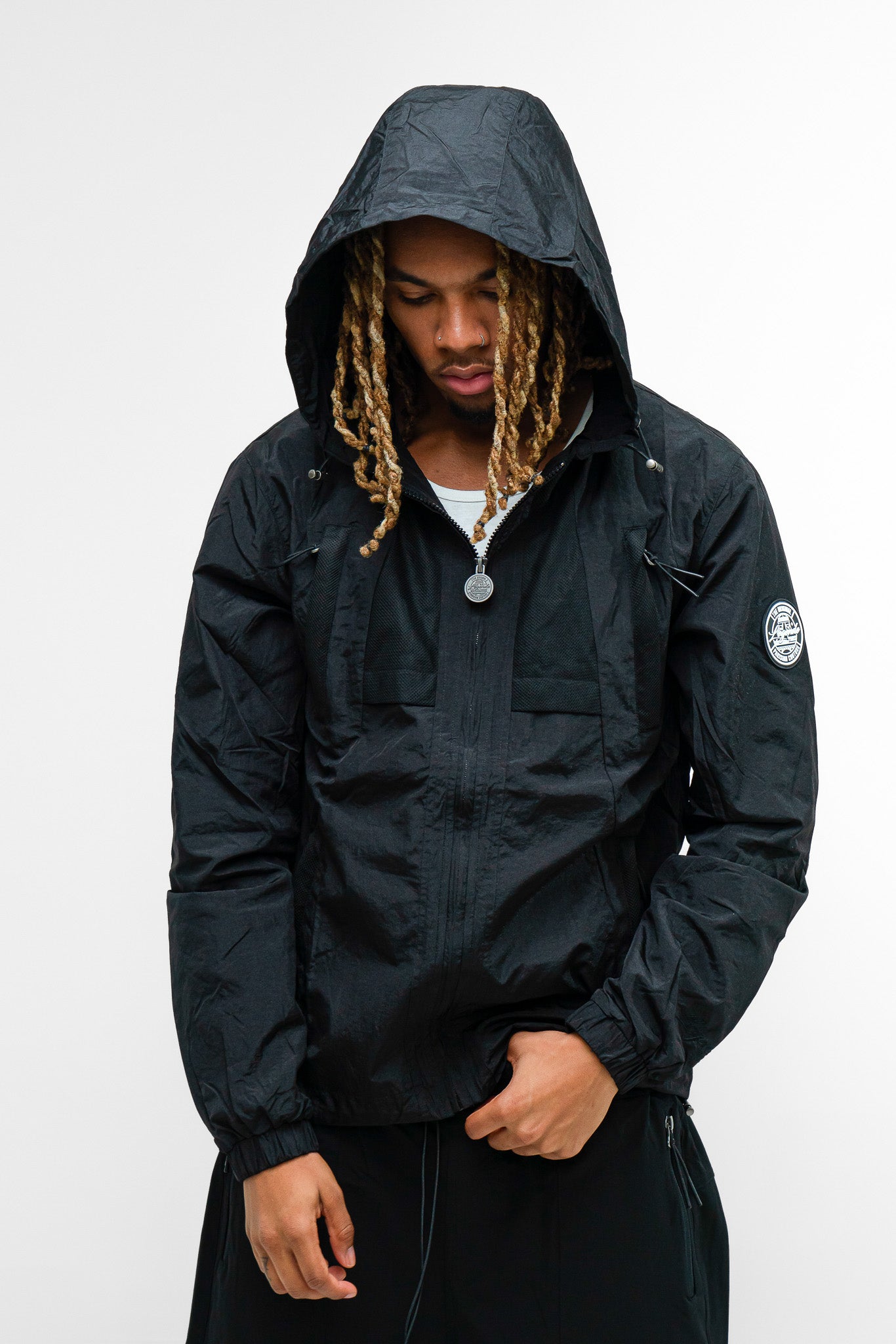 OG Windbreaker - Metallic Black