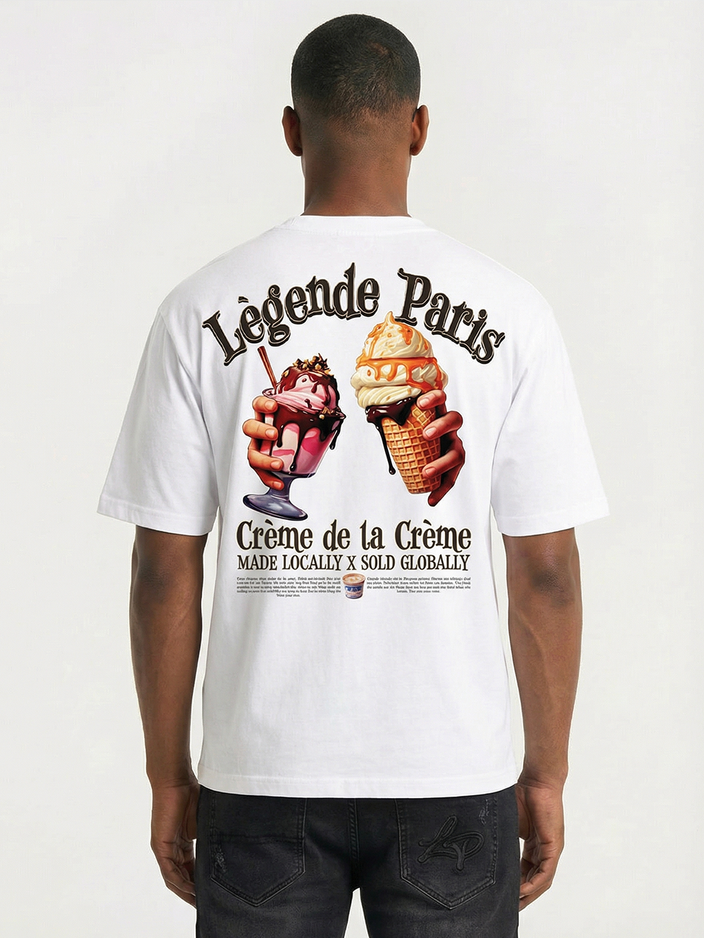 CREME DE LA CREME T-SHIRT - WHITE