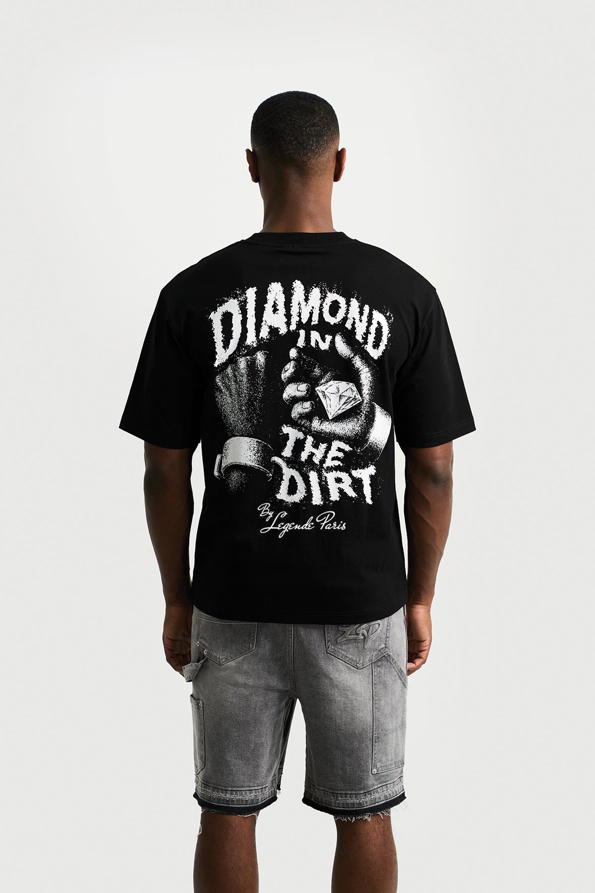 DIAMOND IN THE DIRT T-SHIRT - BLACK