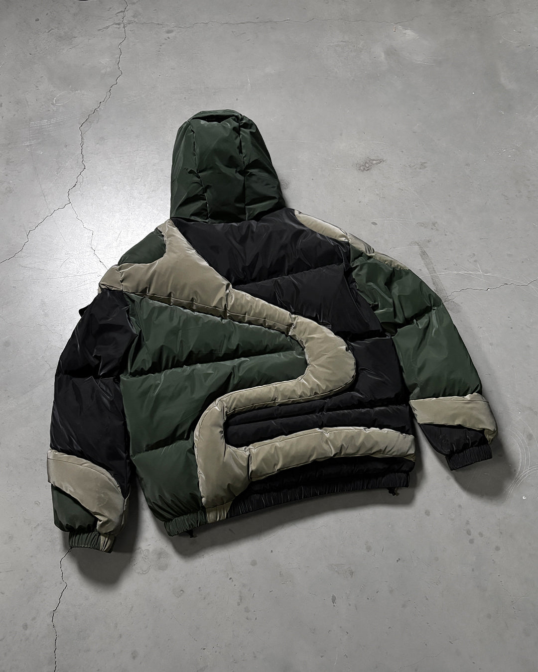 LP CAMO PUFFER - KHAKI