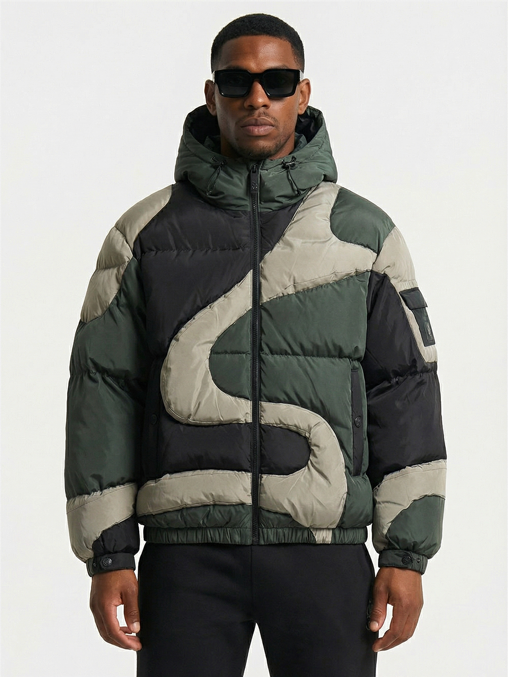 LP CAMO PUFFER - KHAKI
