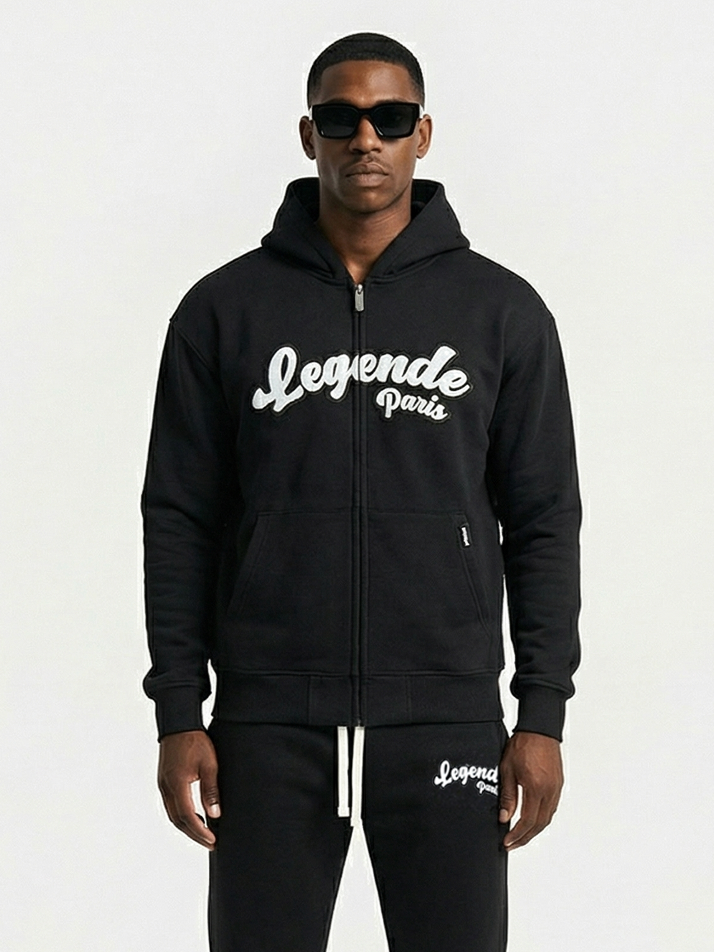 GUM LOGO HOODIE - BLACK