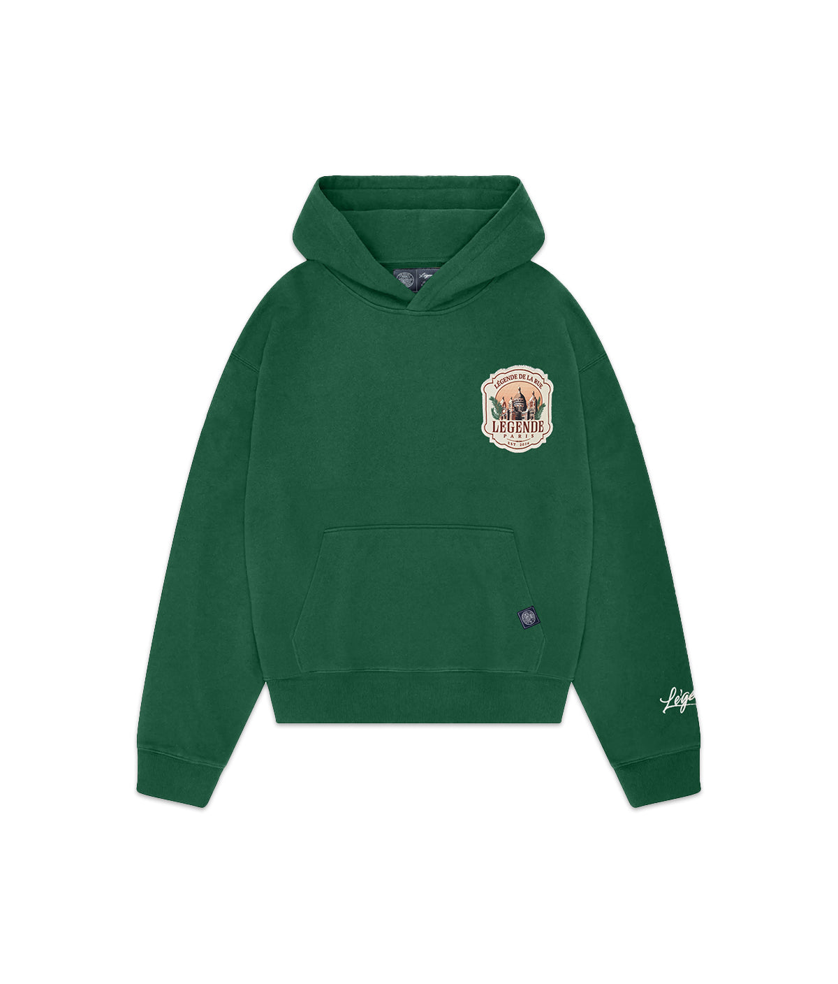 DE LA RUE HOODIE - FOREST GREEN