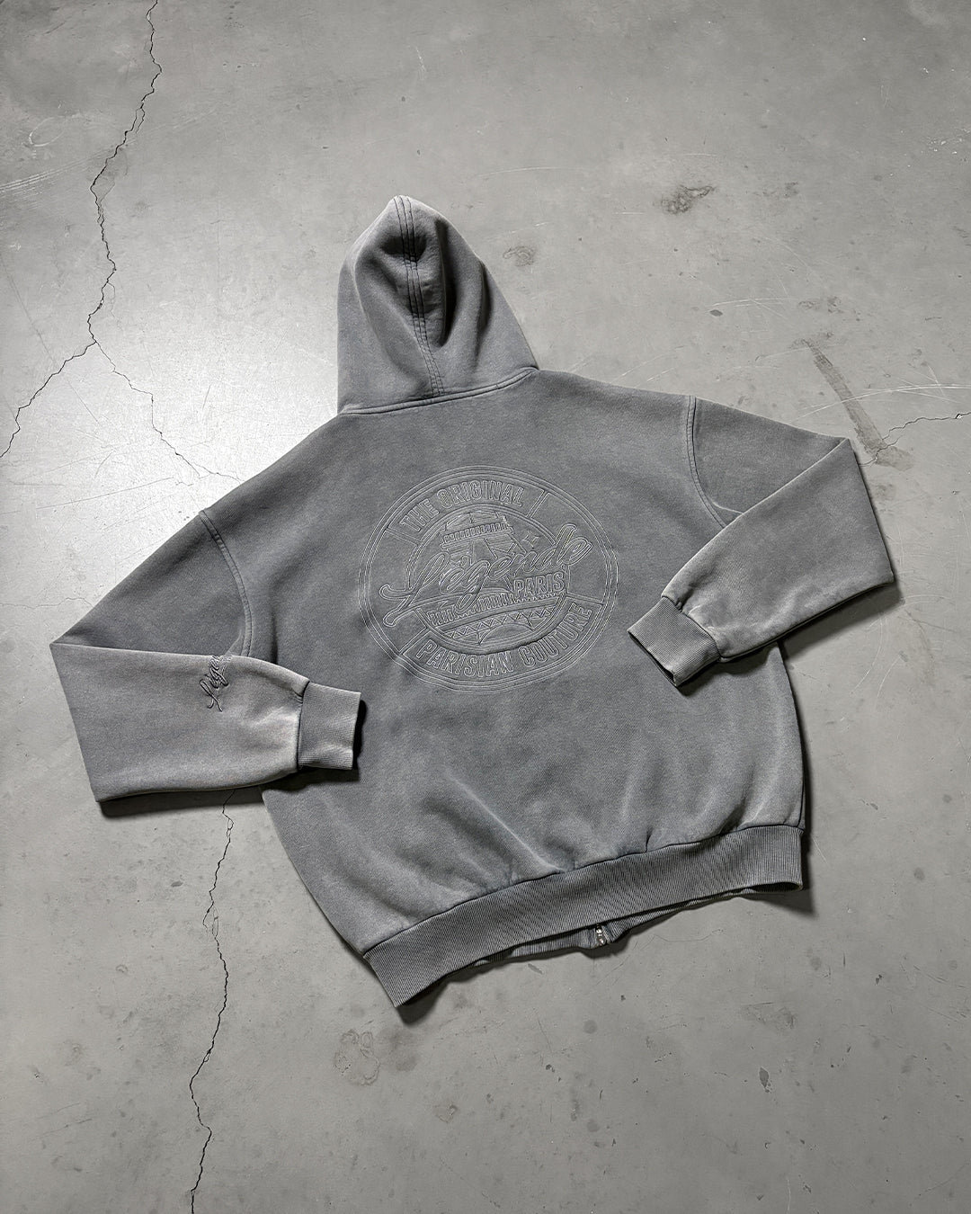 ACID HOODIE - GREY
