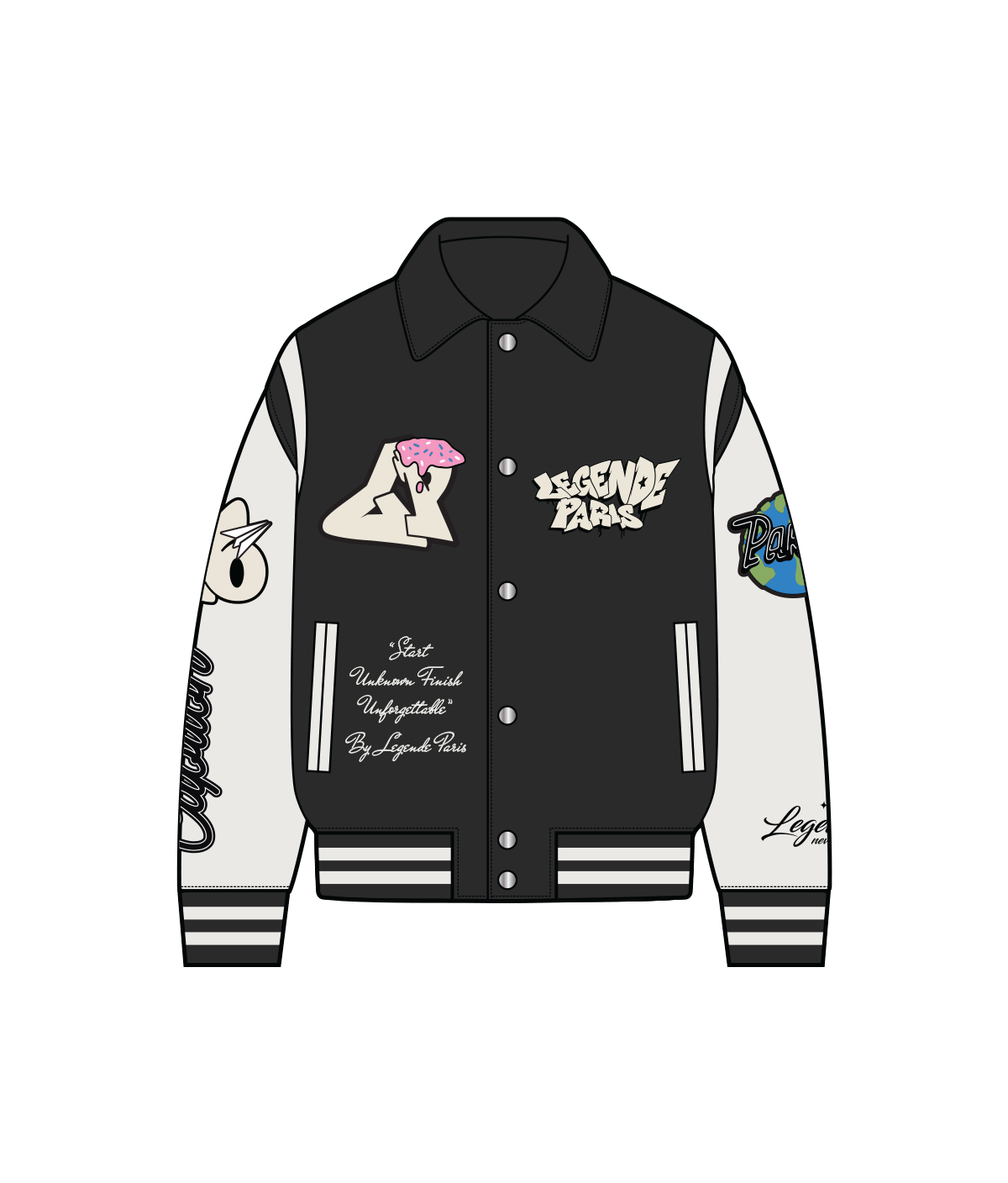 LP ICE CREAM 2.0 JACKET - BLACK