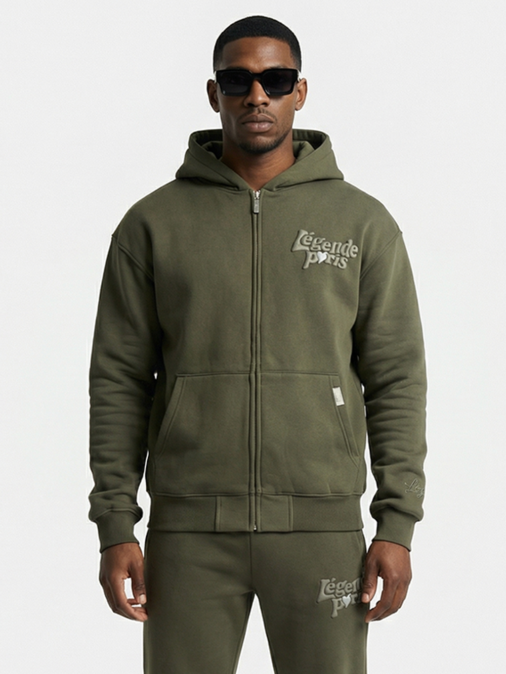LND TONAL HOODIE - KHAKI