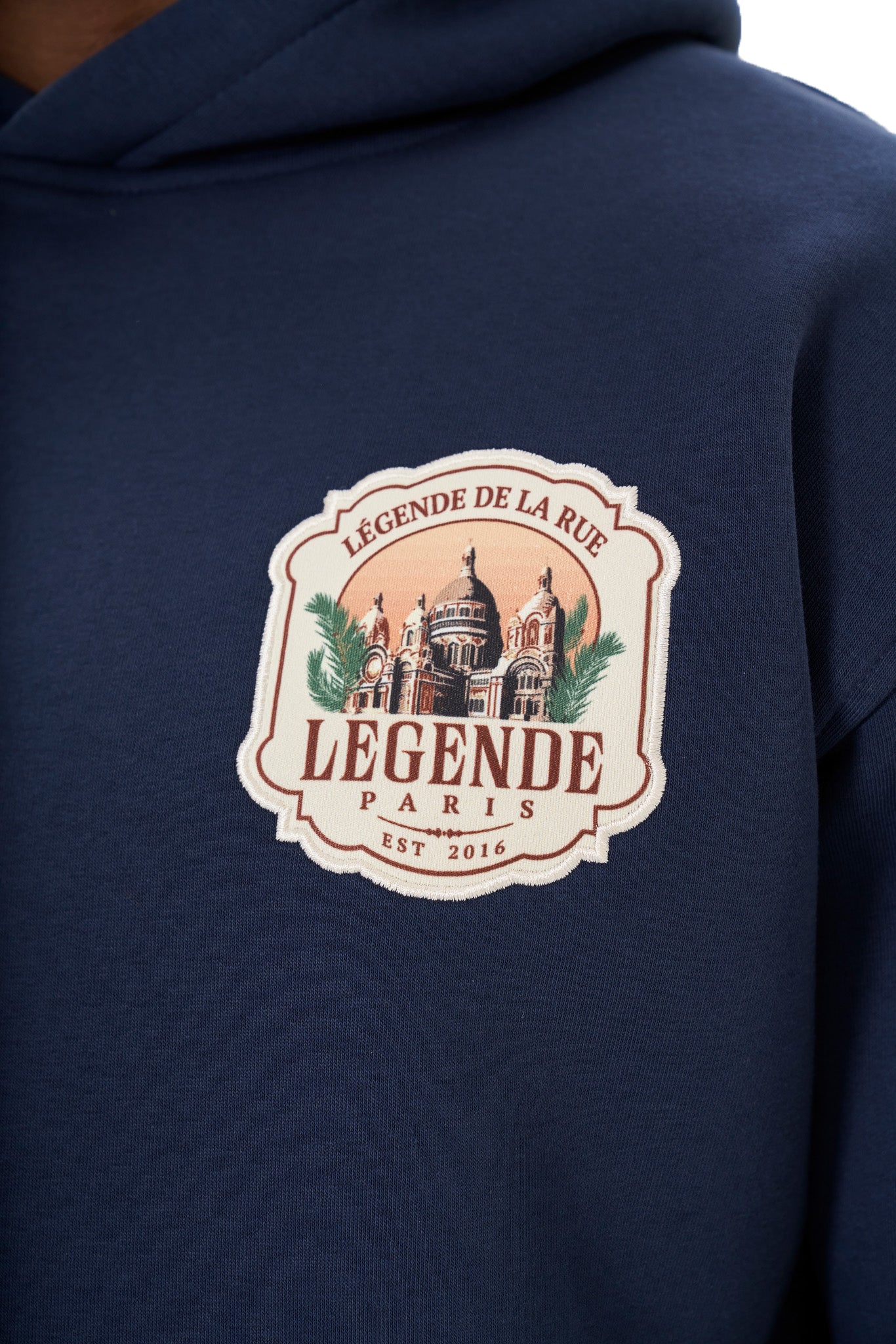 DE LA RUE HOODIE - NAVY BLUE