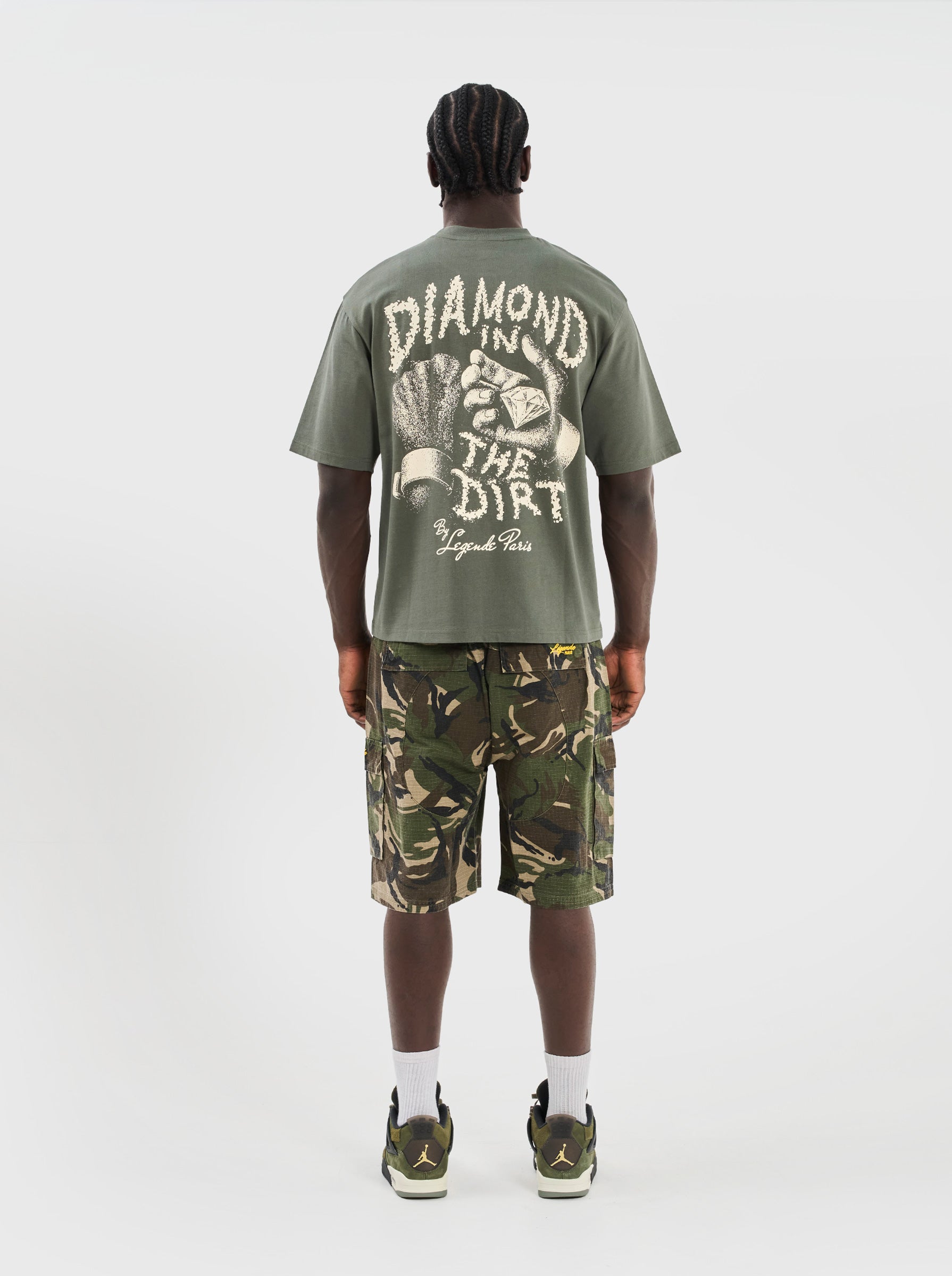 DIAMOND T-SHIRT - KHAKI