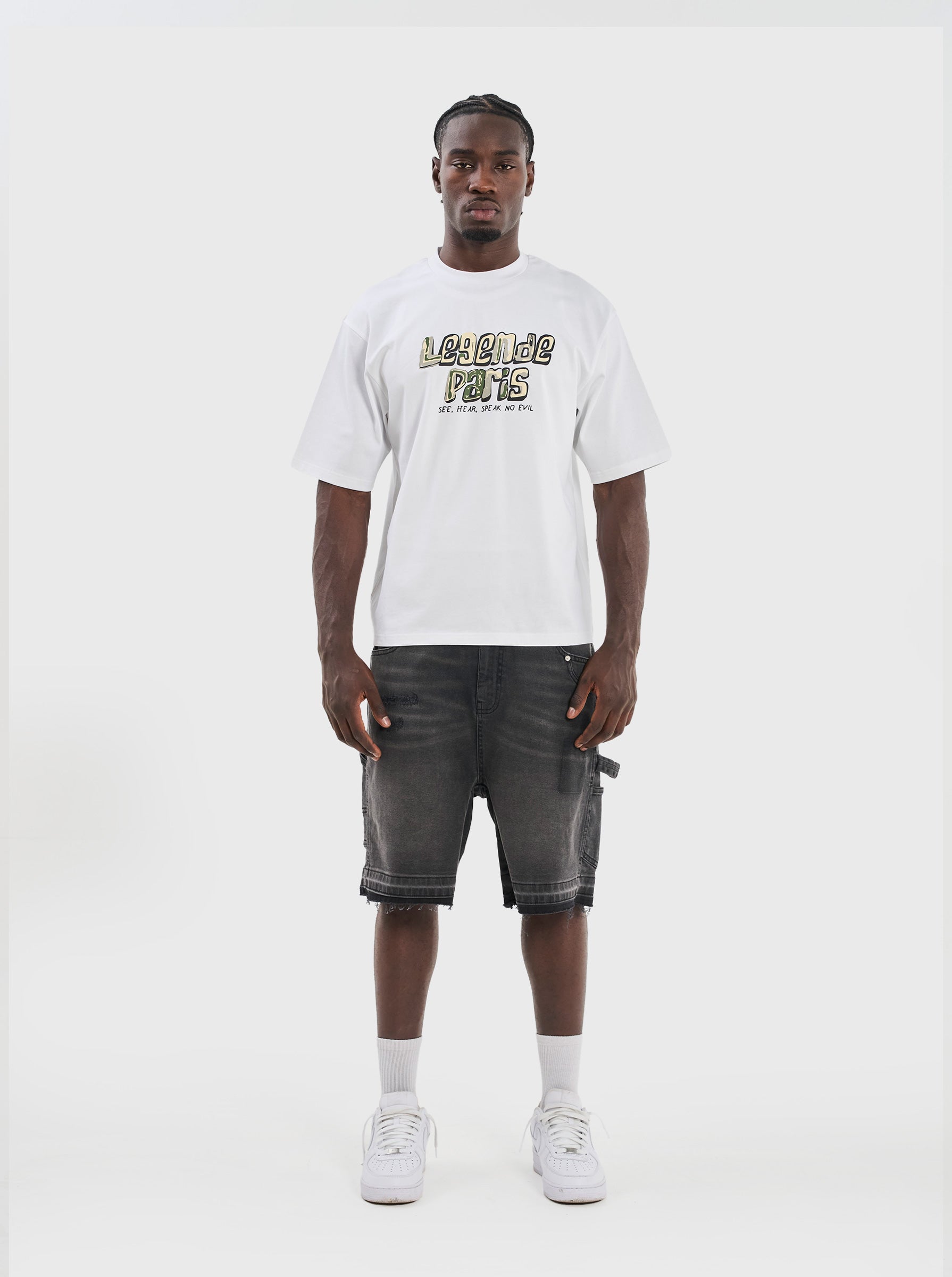 SEE NO EVIL T-SHIRT - WHITE