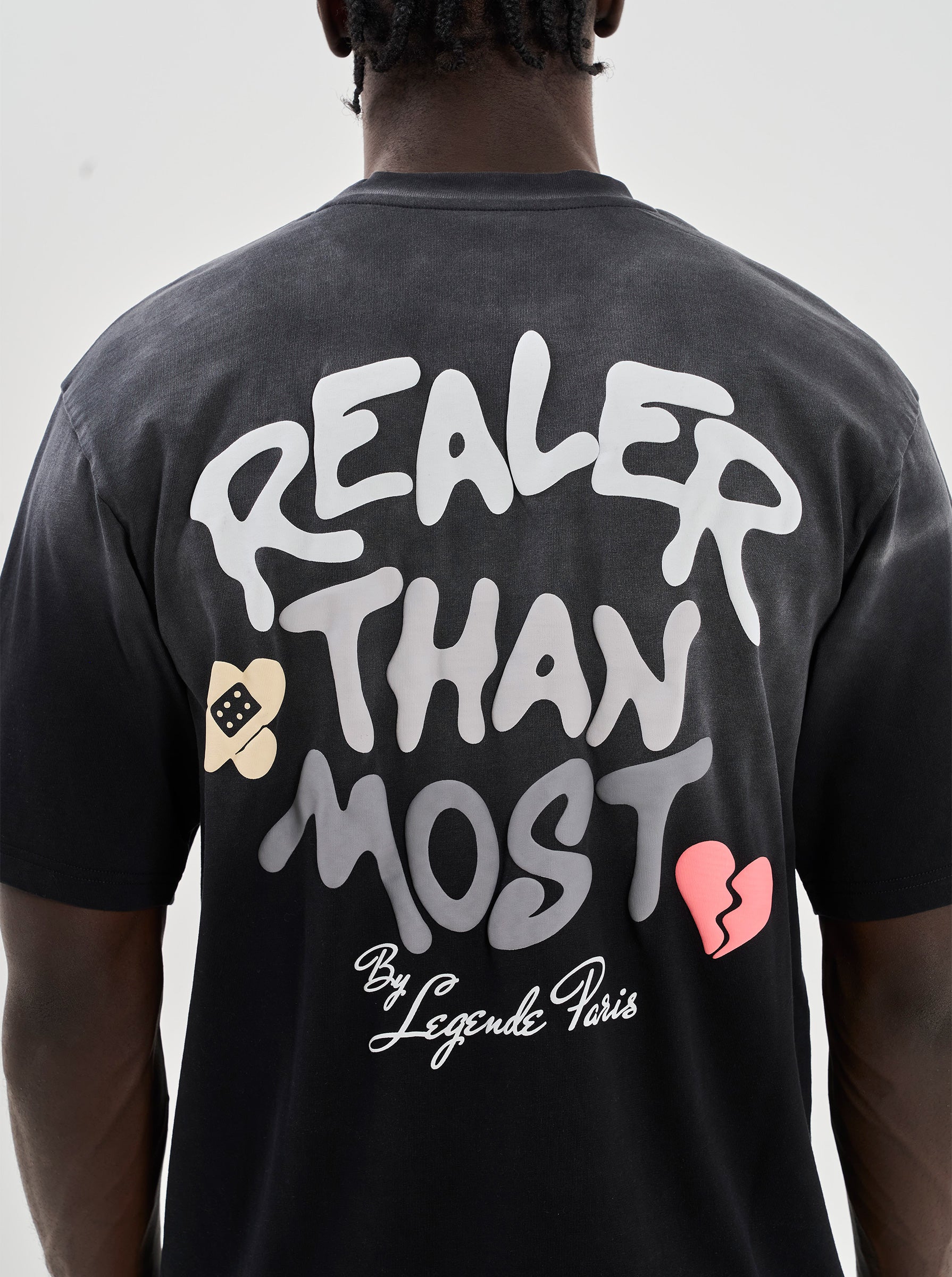 REALER THAN MOST T-SHIRT - BLACK