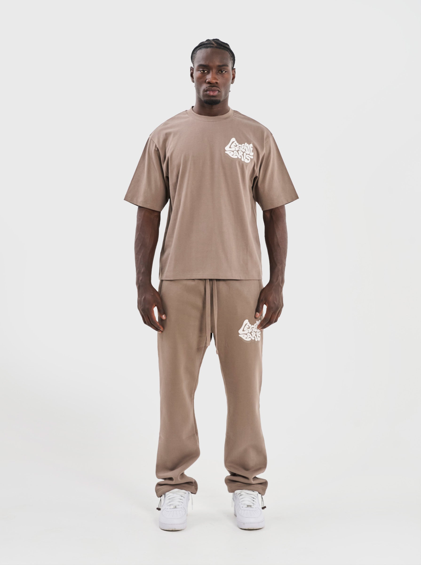 CHIC NOIR JOGGER - GREIGE