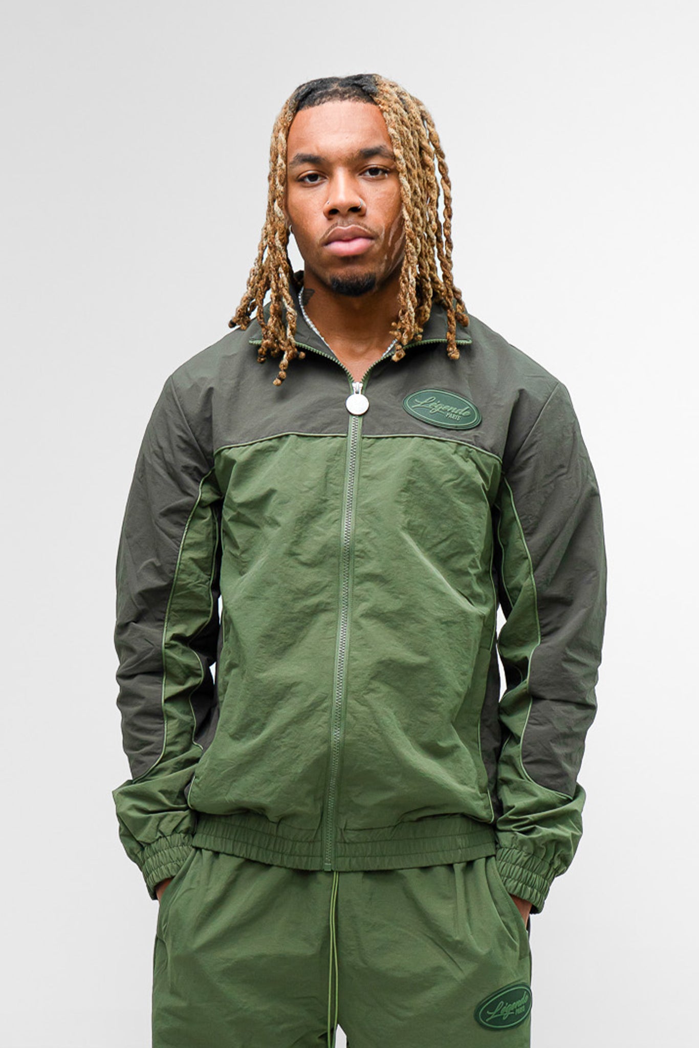 Shell Track Jacket - KHAKI