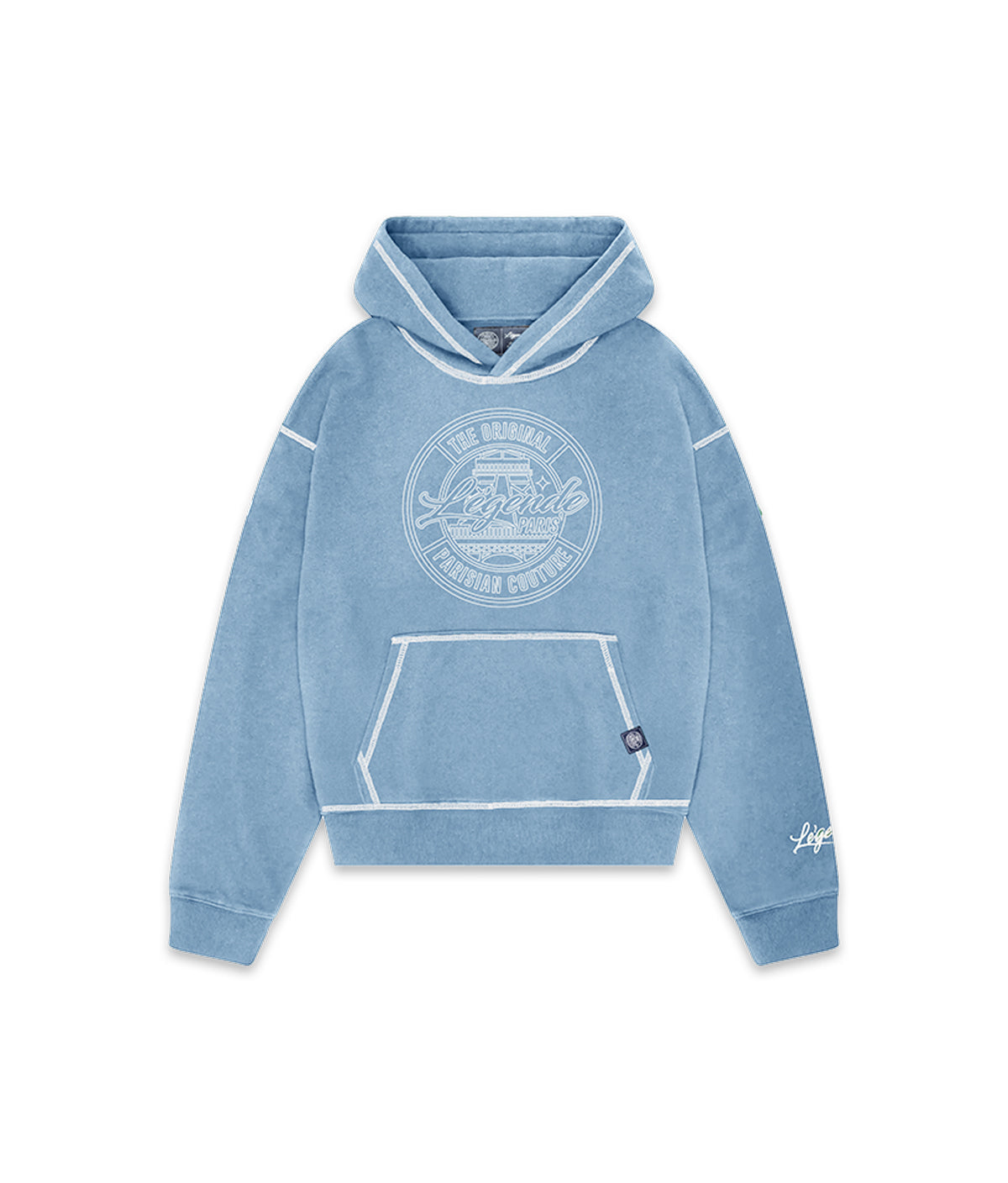 LP OG STITCH HOODIE - BLUE MIST