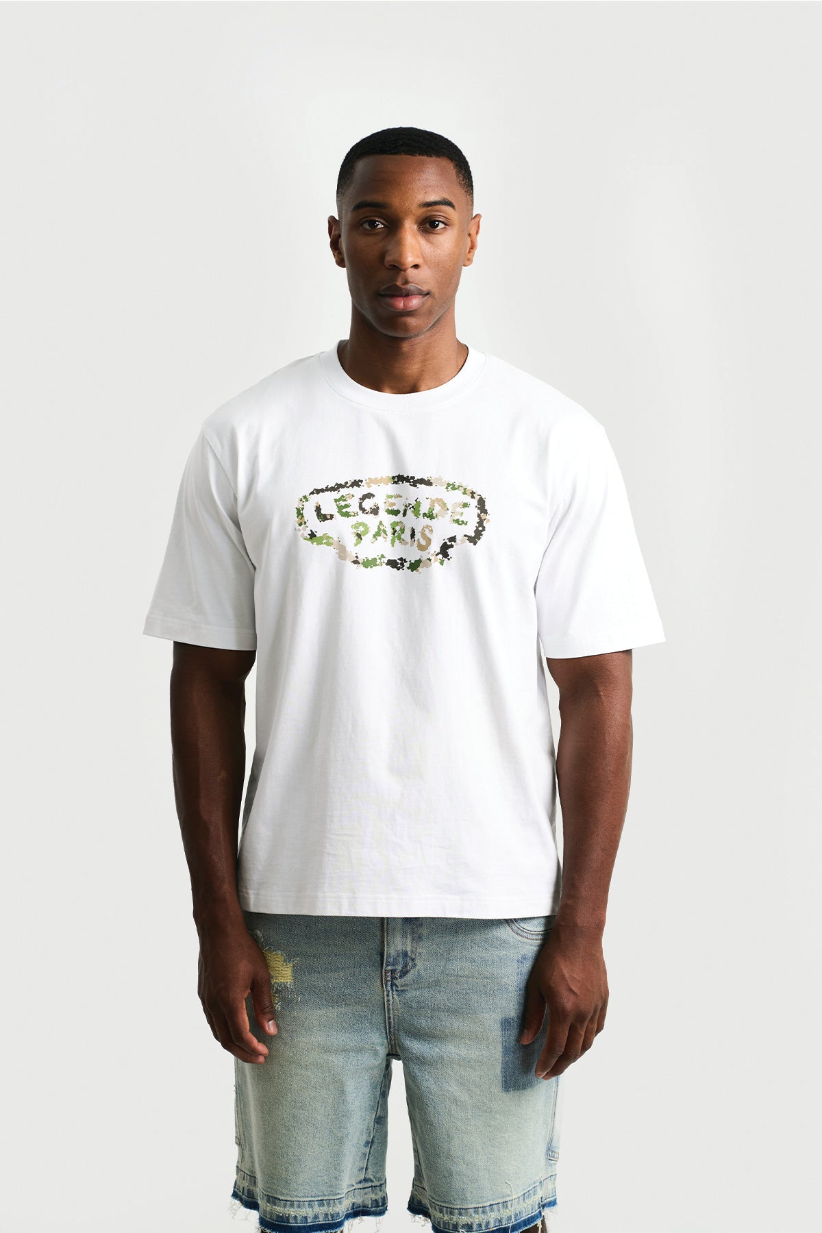 EXPENSIVE PAIN T-SHIRT - WHITE/CAMO