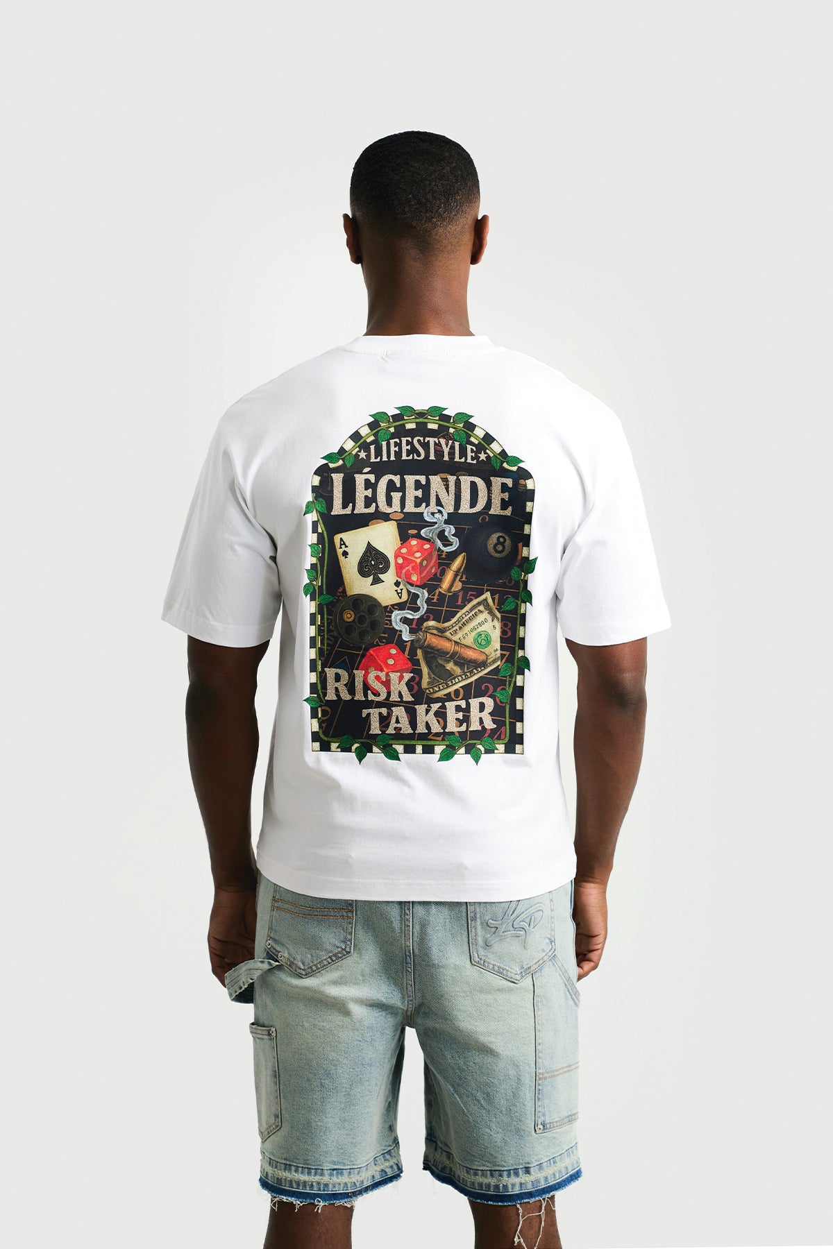 RISK TAKER T-SHIRT - WHITE