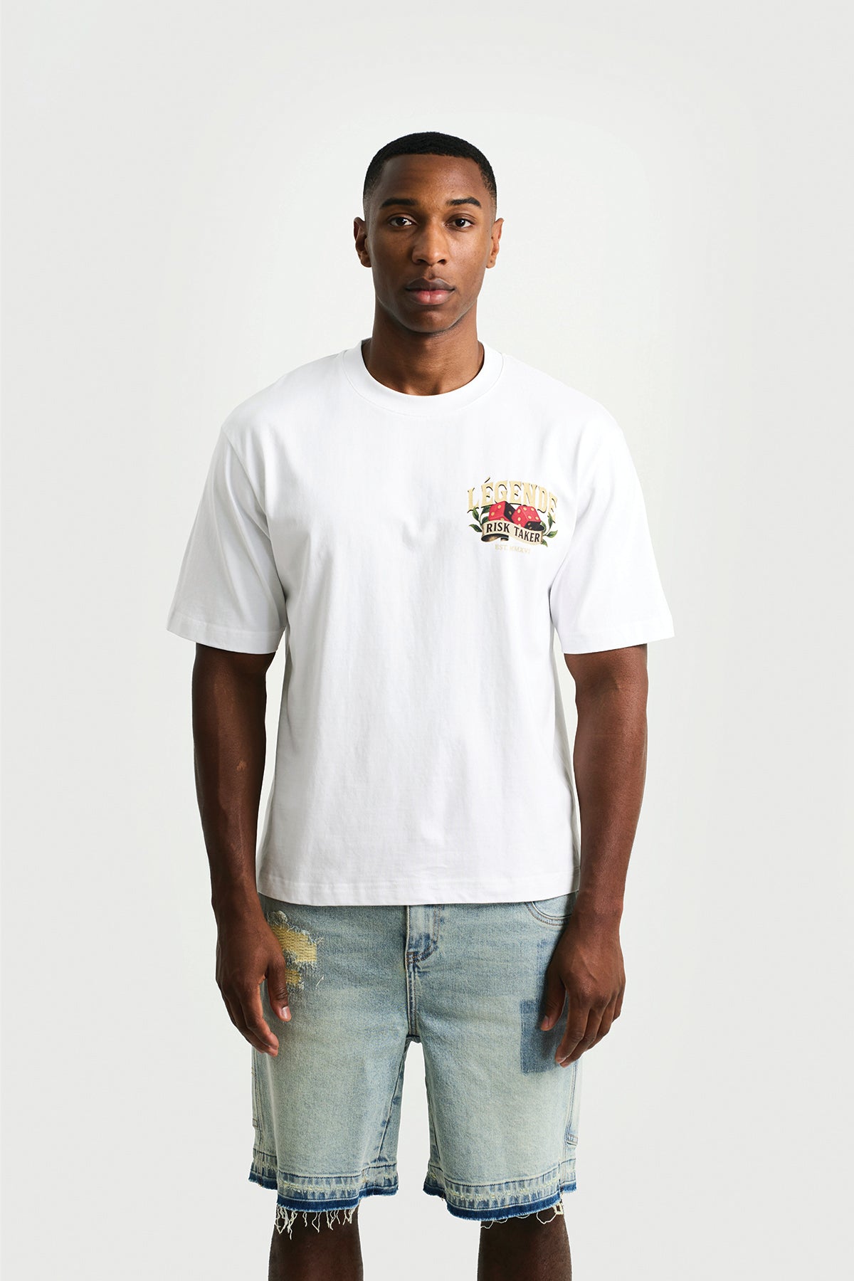 RISK TAKER T-SHIRT - WHITE