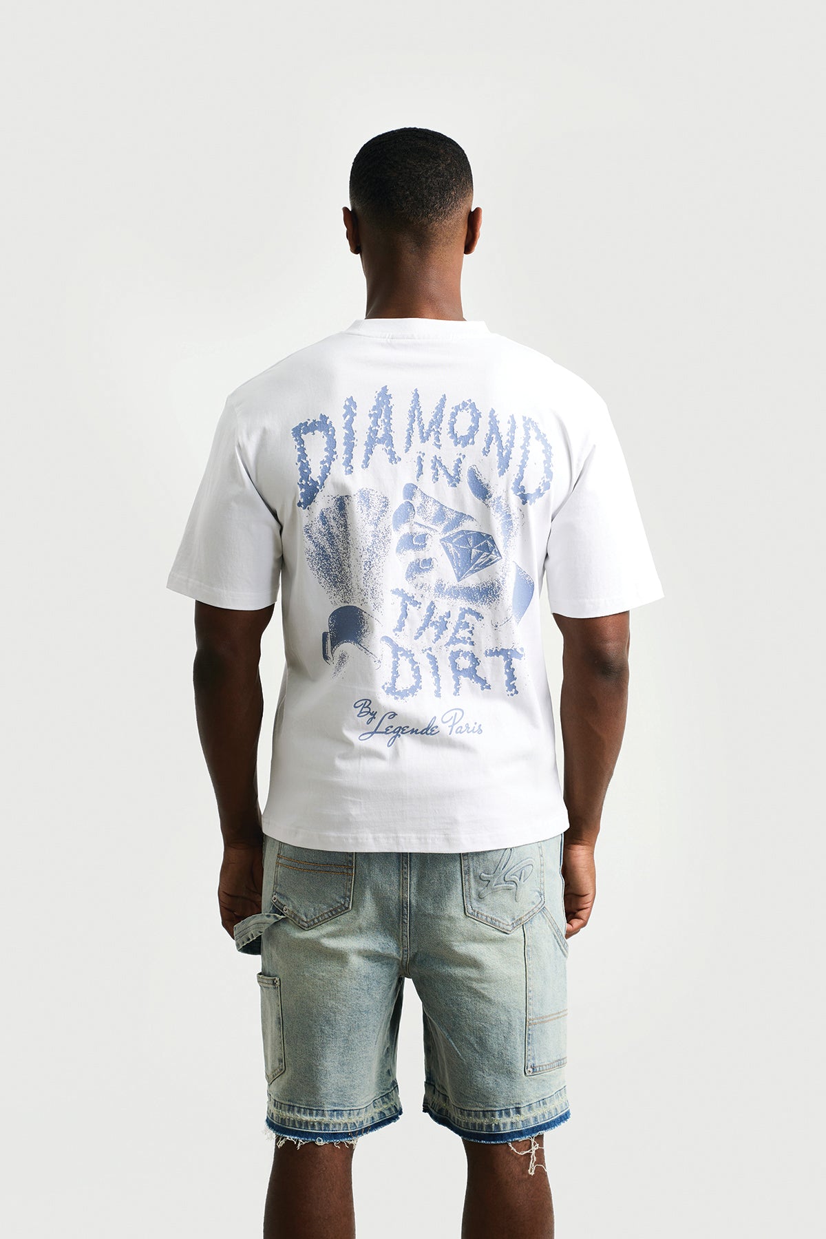 DIAMOND IN THE DIRT T-SHIRT - WHITE
