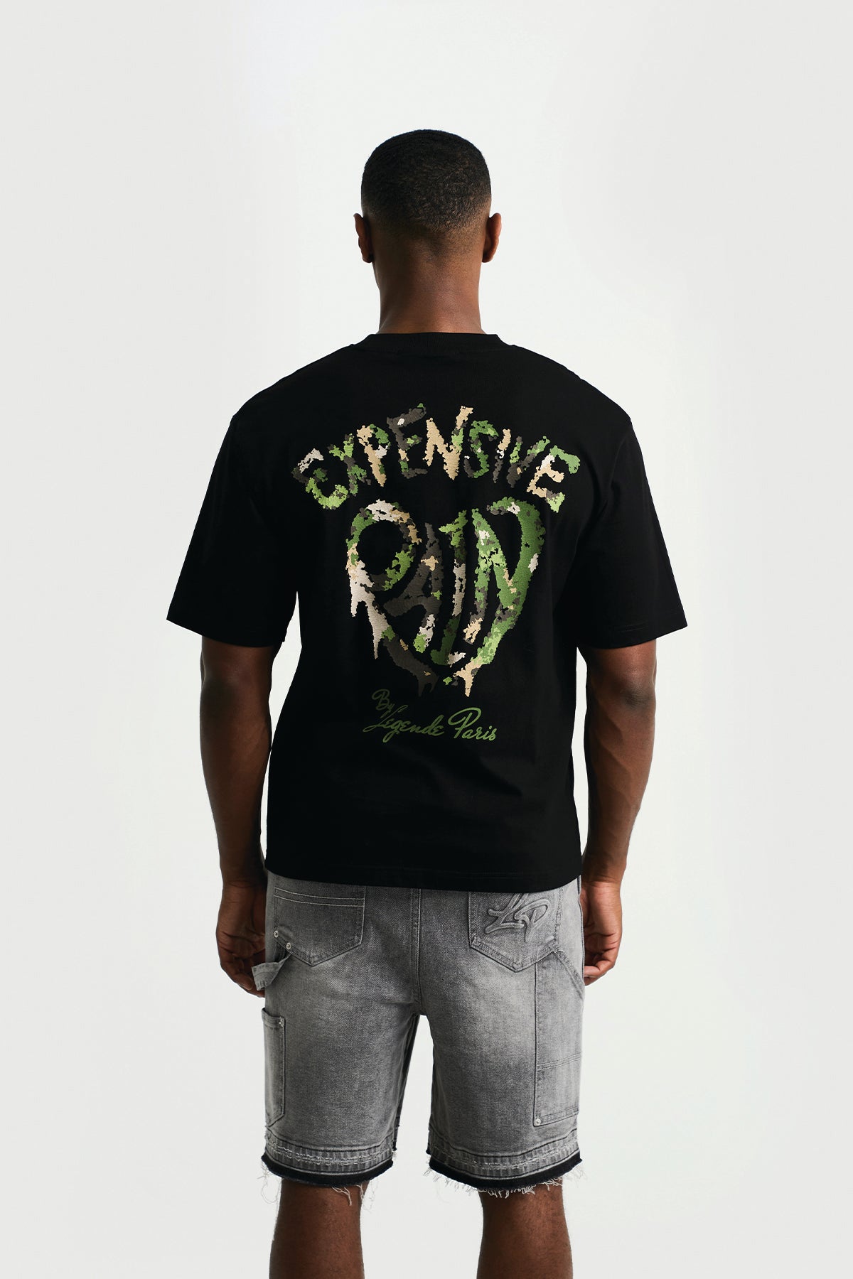 EXPENSIVE PAIN T-SHIRT - BLACK/CAMO