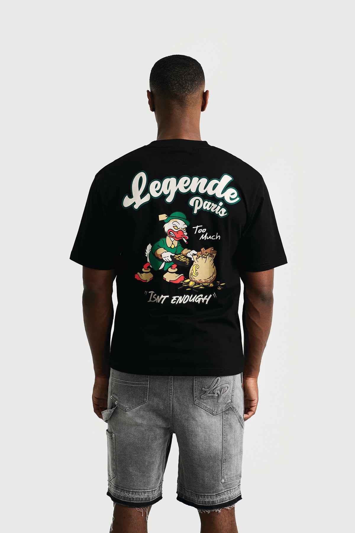 TOO MUCH T-SHIRT - BLACK