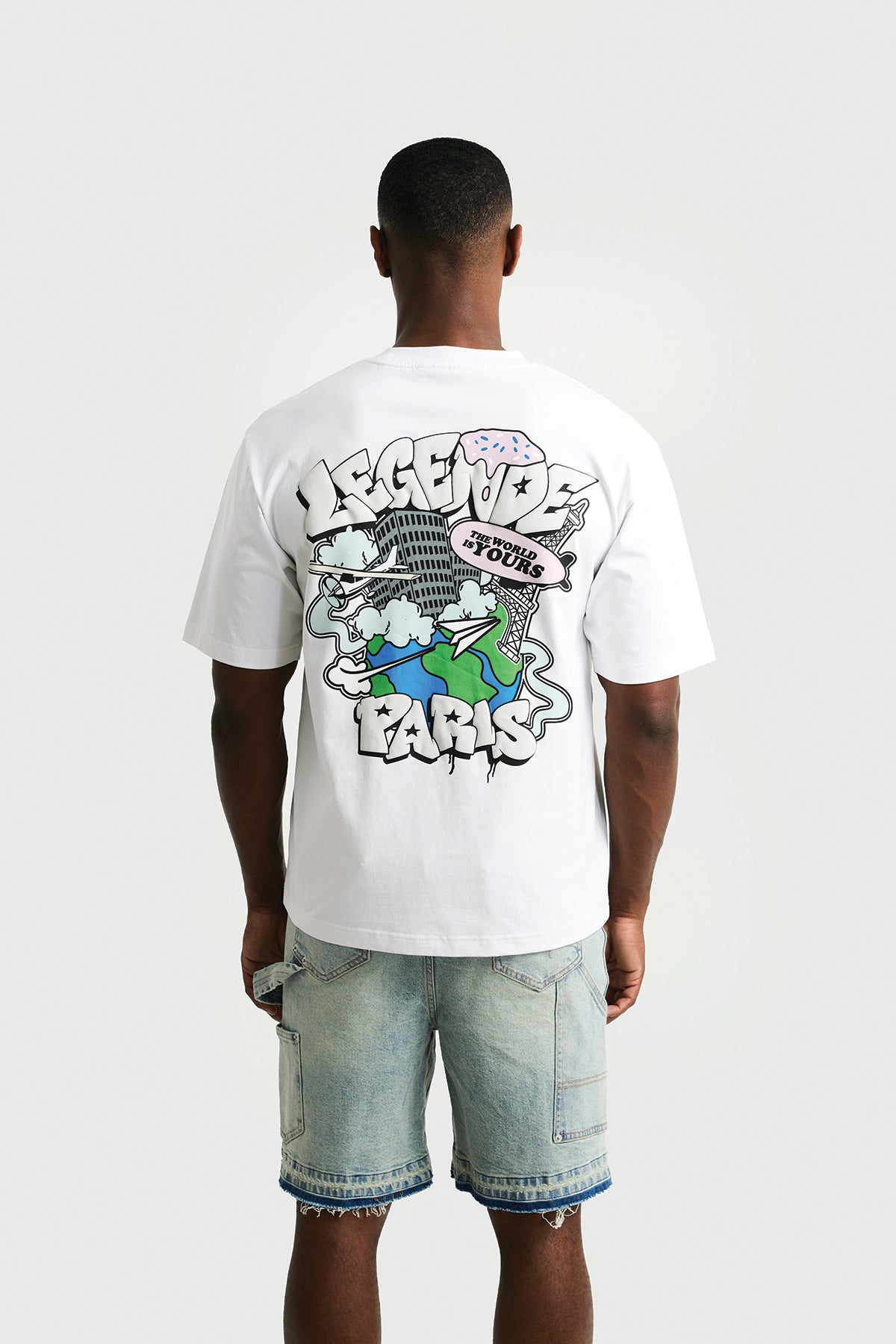 GRAFFITI ICE CREAM T-SHIRT - WHITE