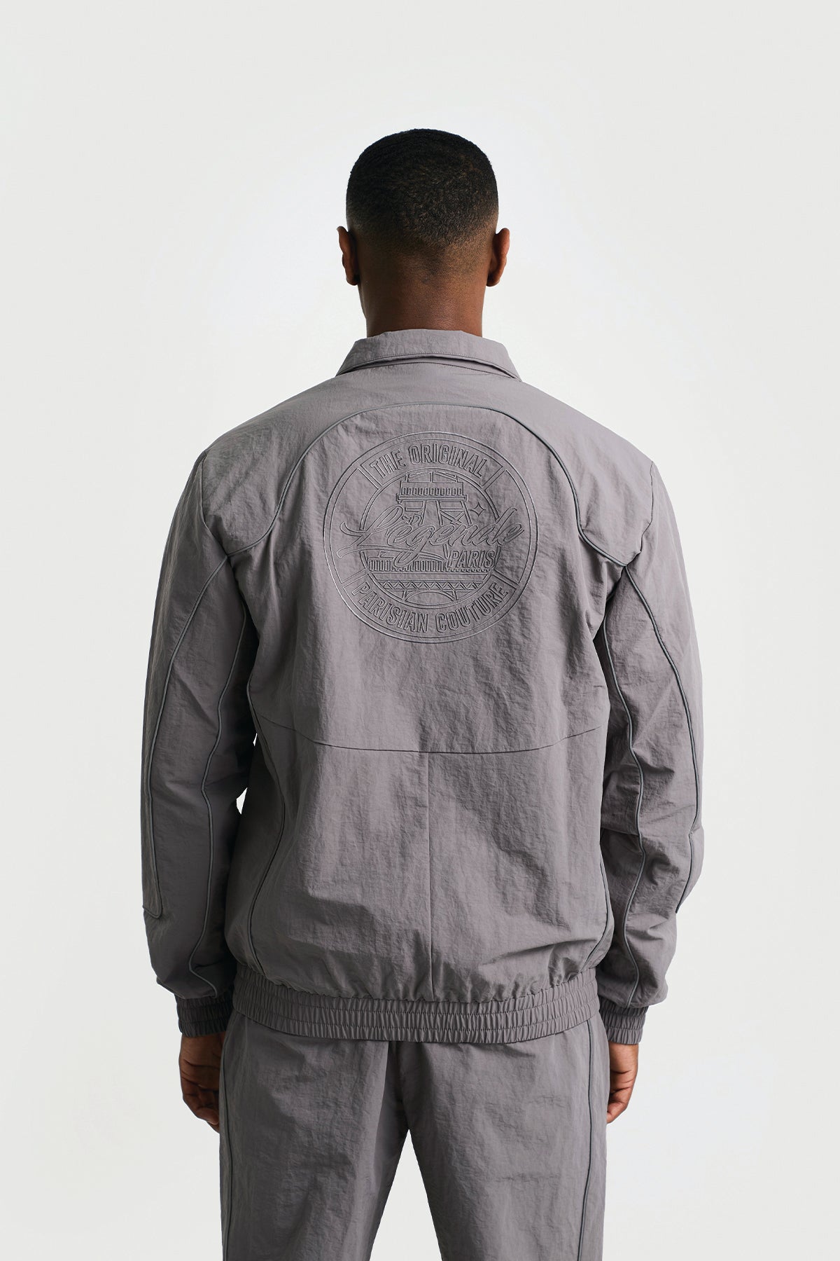 SHELL TRACK JACKET - GREY