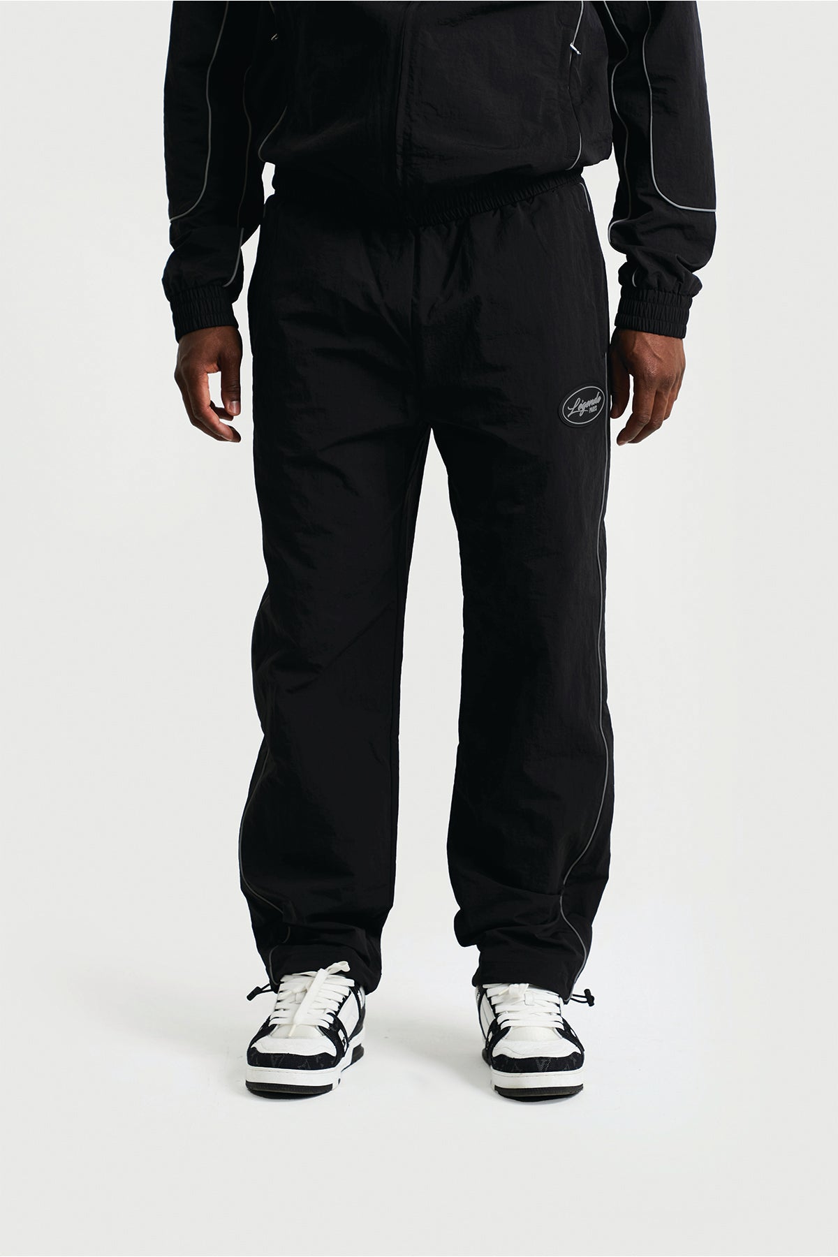 SHELL TRACK PANT - BLACK