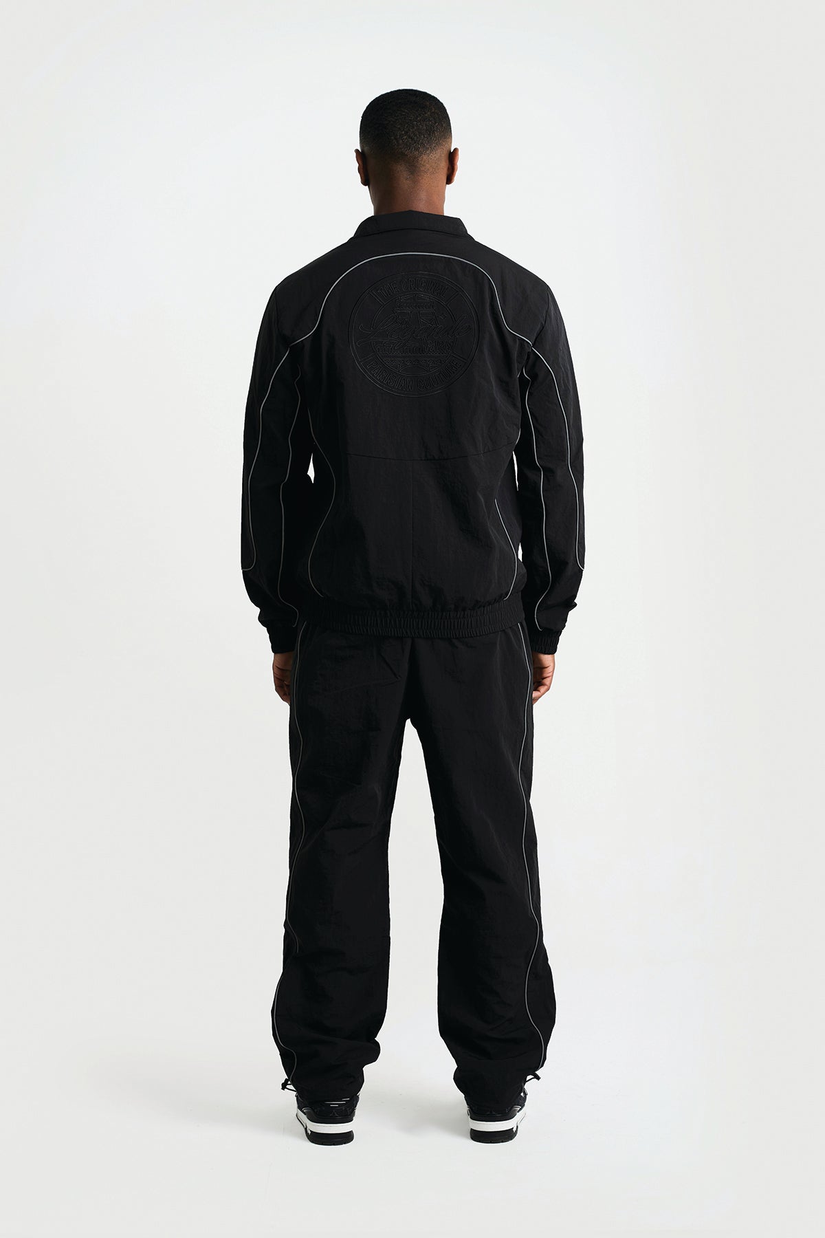 SHELL TRACK PANT - BLACK