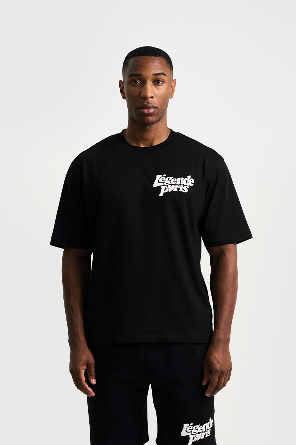 LND T-SHIRT - BLACK/WHITE