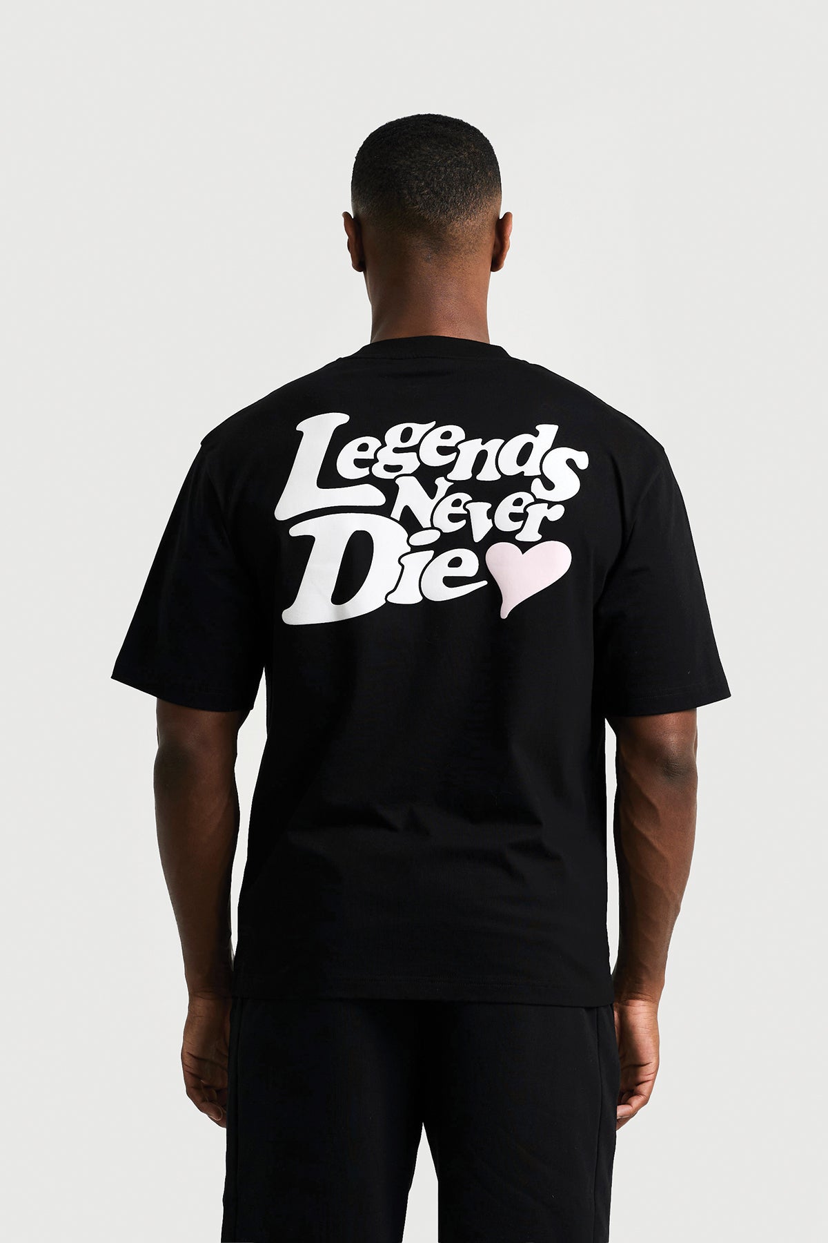 LND T-SHIRT - BLACK/WHITE
