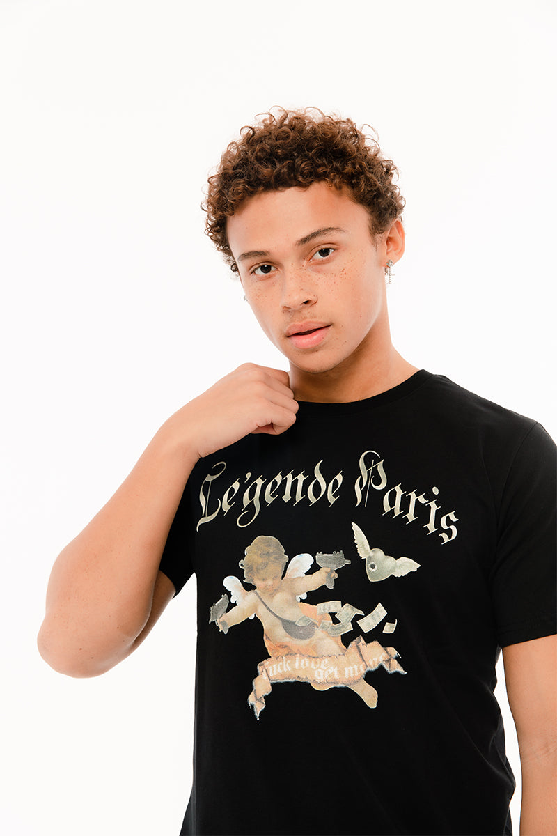 F*CK LOVE TEE - BLACK